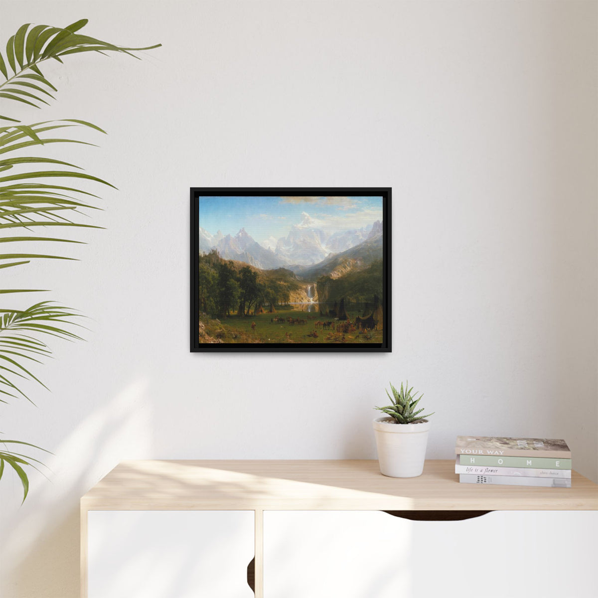 Matte Canvas, Framed (Multi-color)