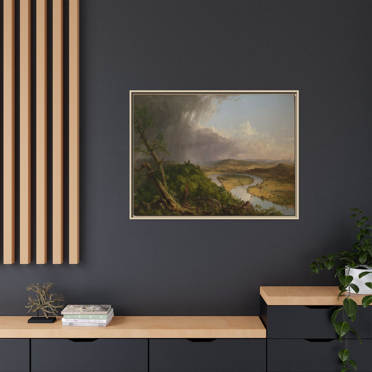 Matte Canvas, Framed (Multi-color)