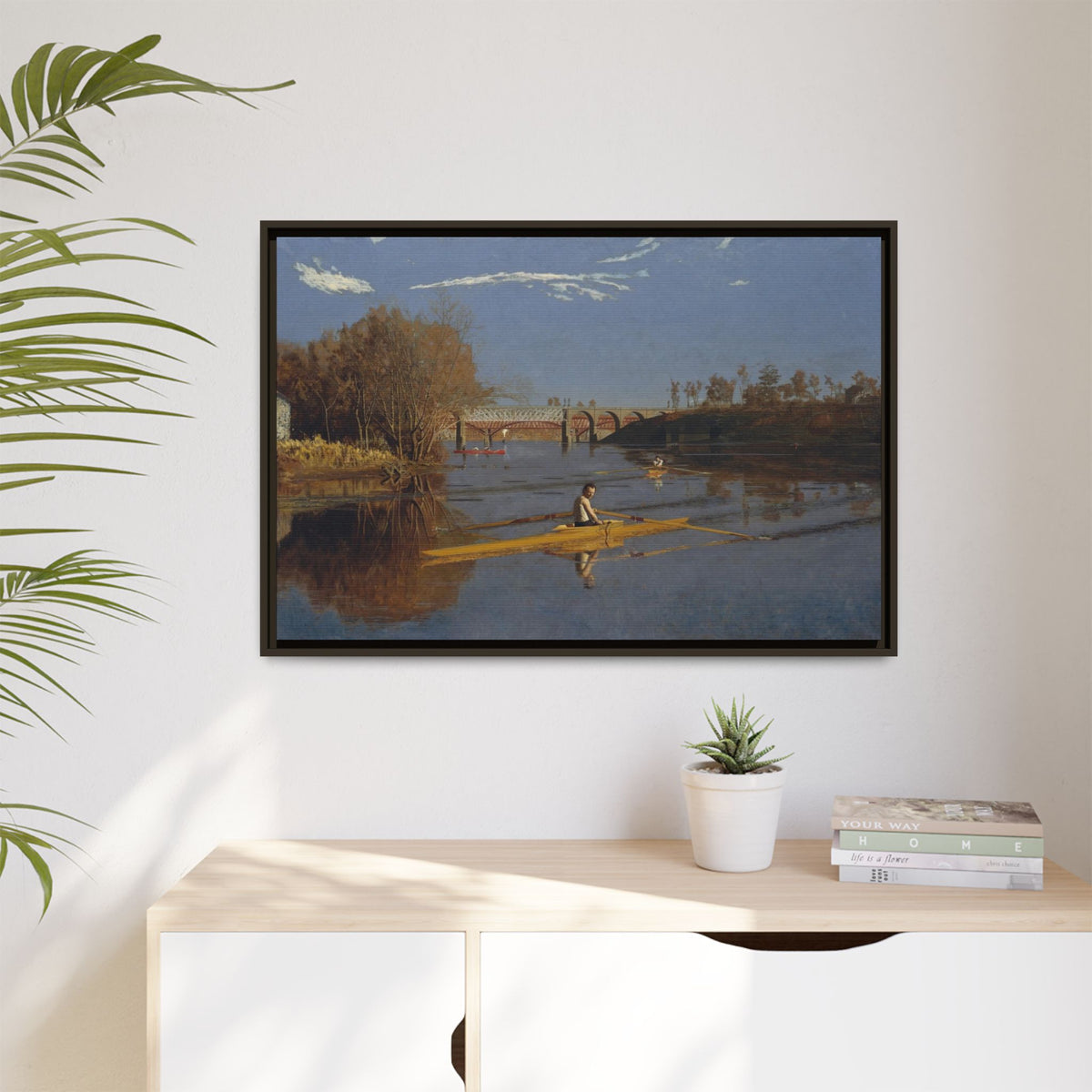 Matte Canvas, Framed (Multi-color)
