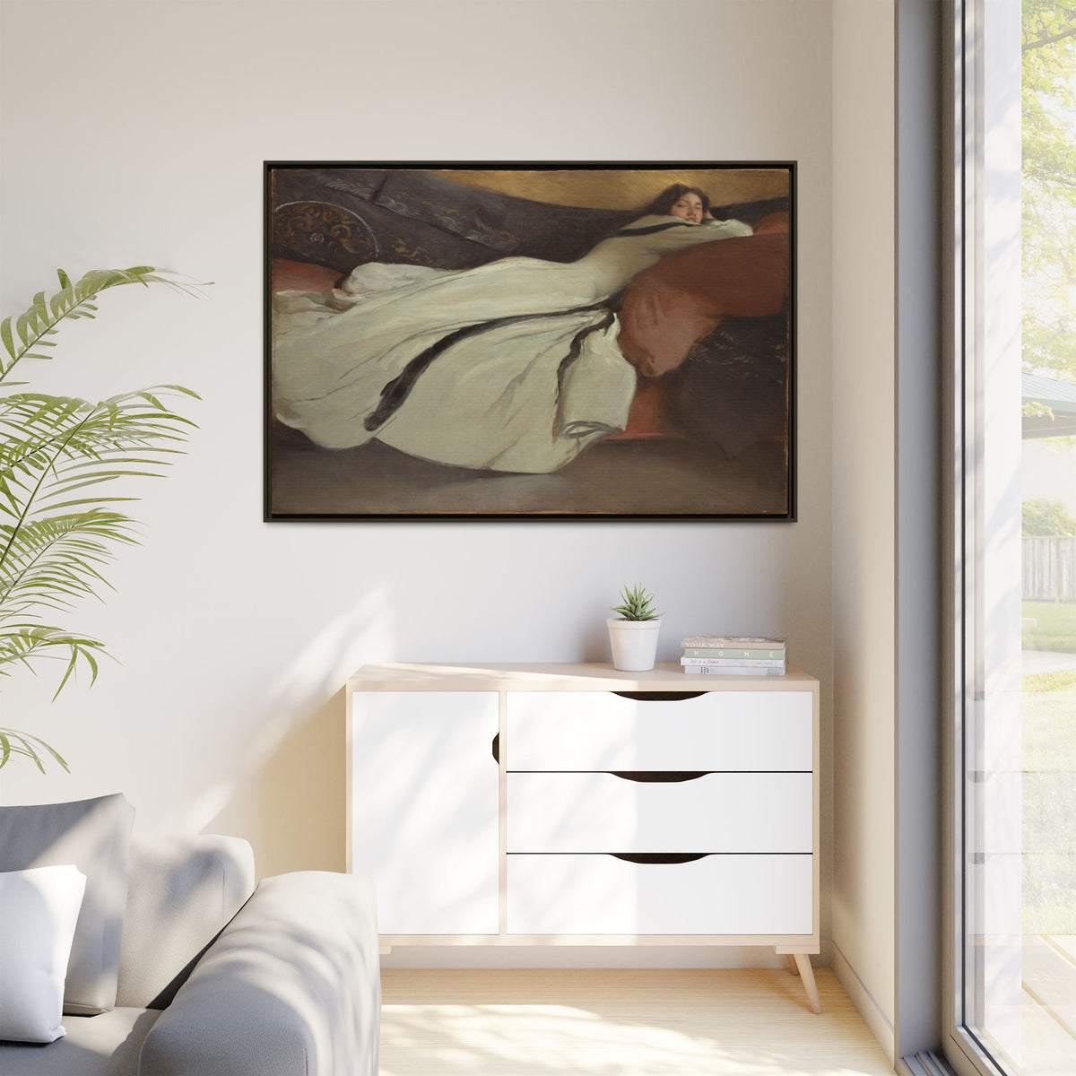 Matte Canvas, Framed (Multi-color)