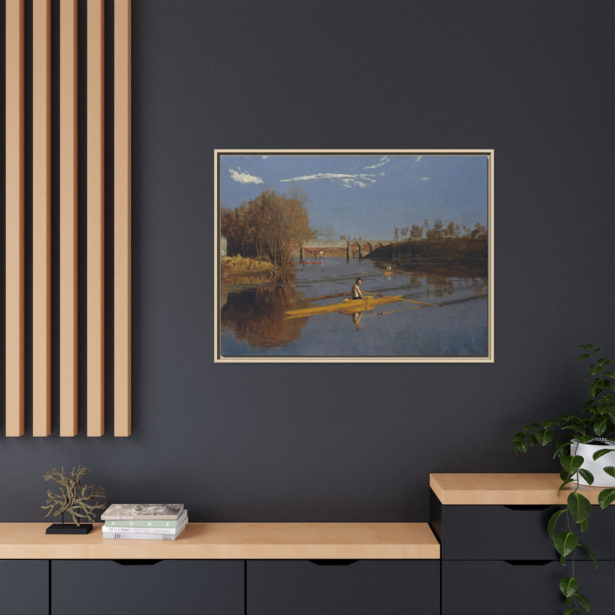 Matte Canvas, Framed (Multi-color)