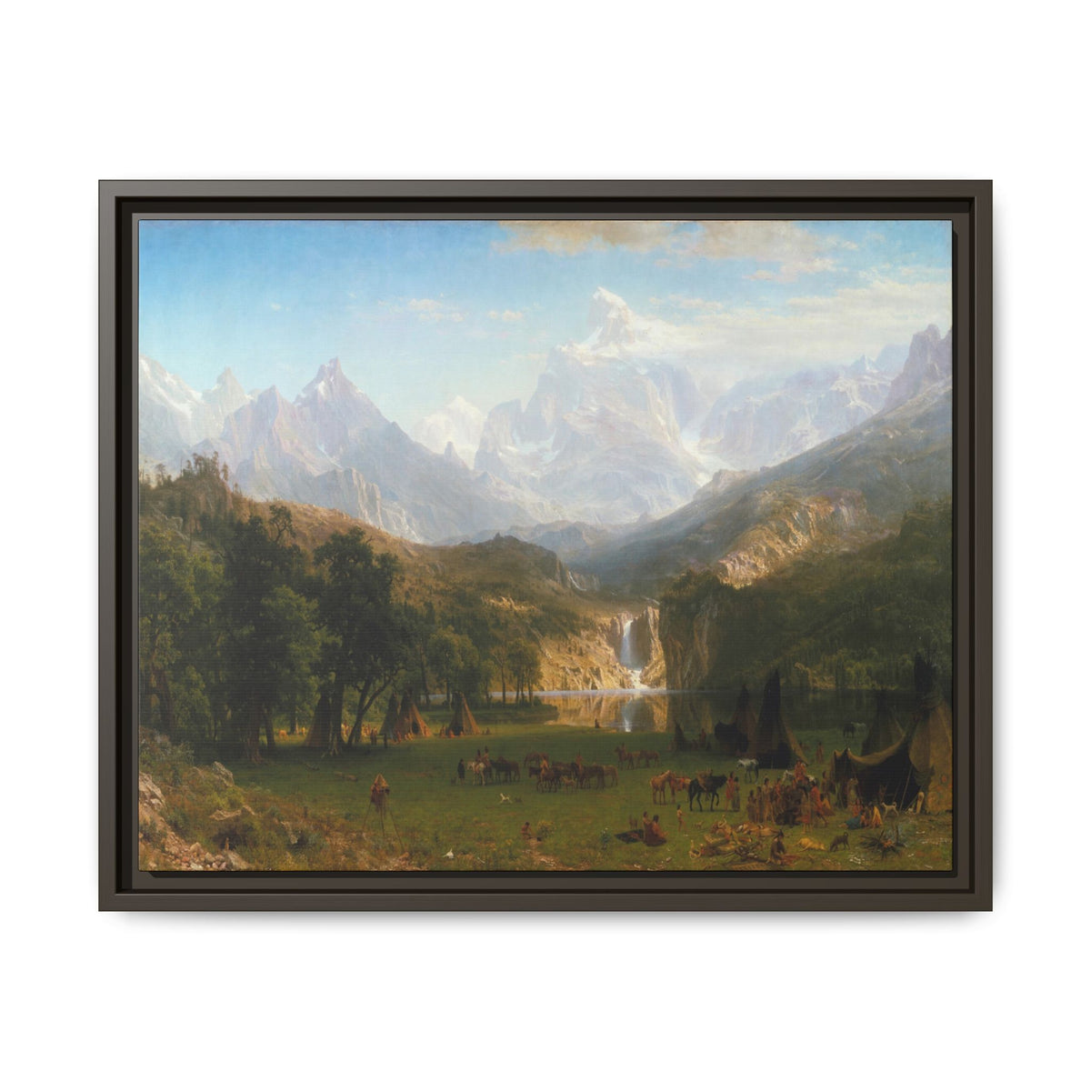 Matte Canvas, Framed (Multi-color)