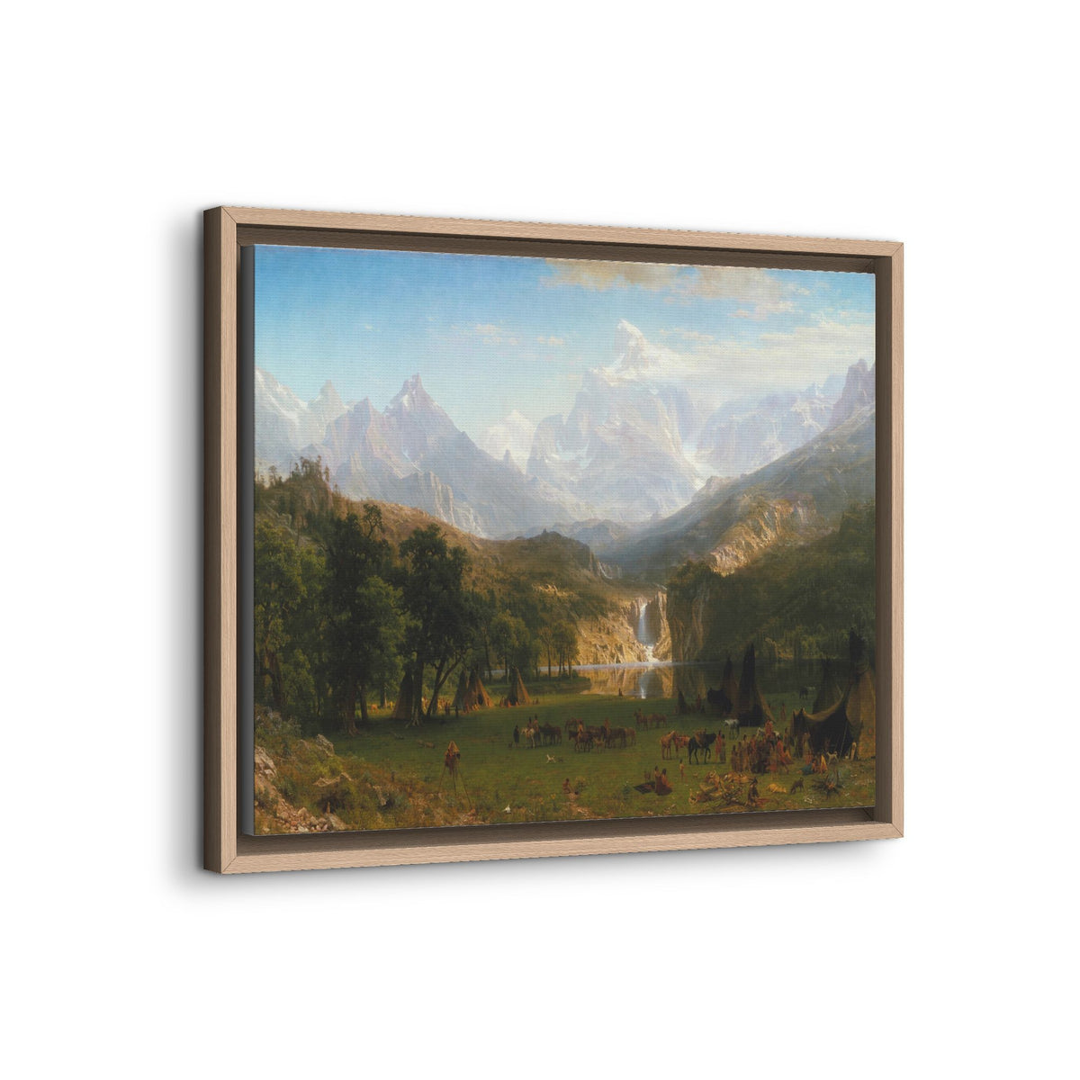Matte Canvas, Framed (Multi-color)