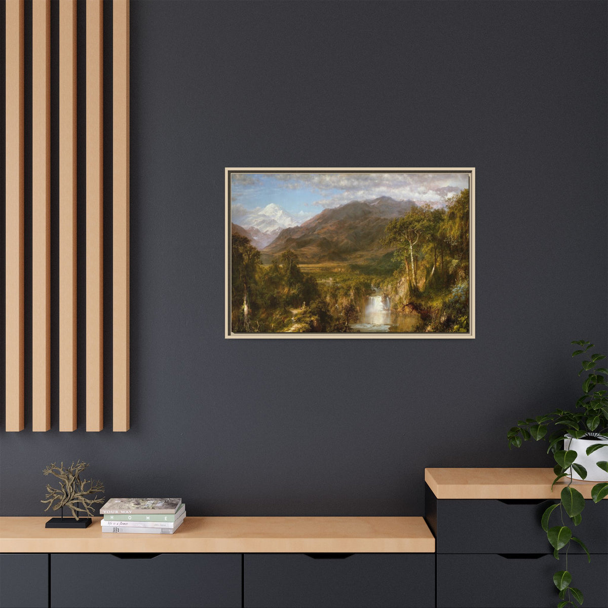 Matte Canvas, Framed (Multi-color)