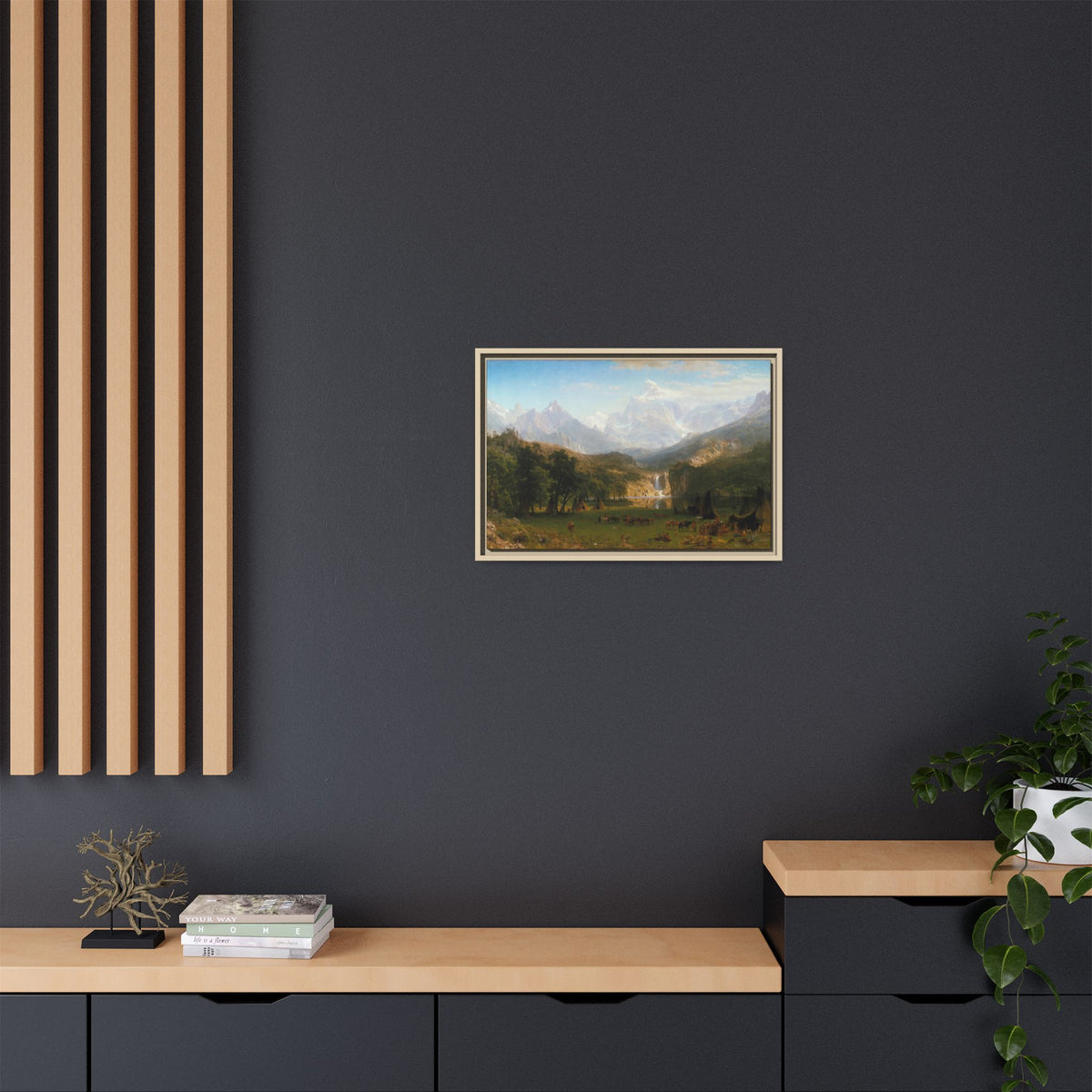 Matte Canvas, Framed (Multi-color)