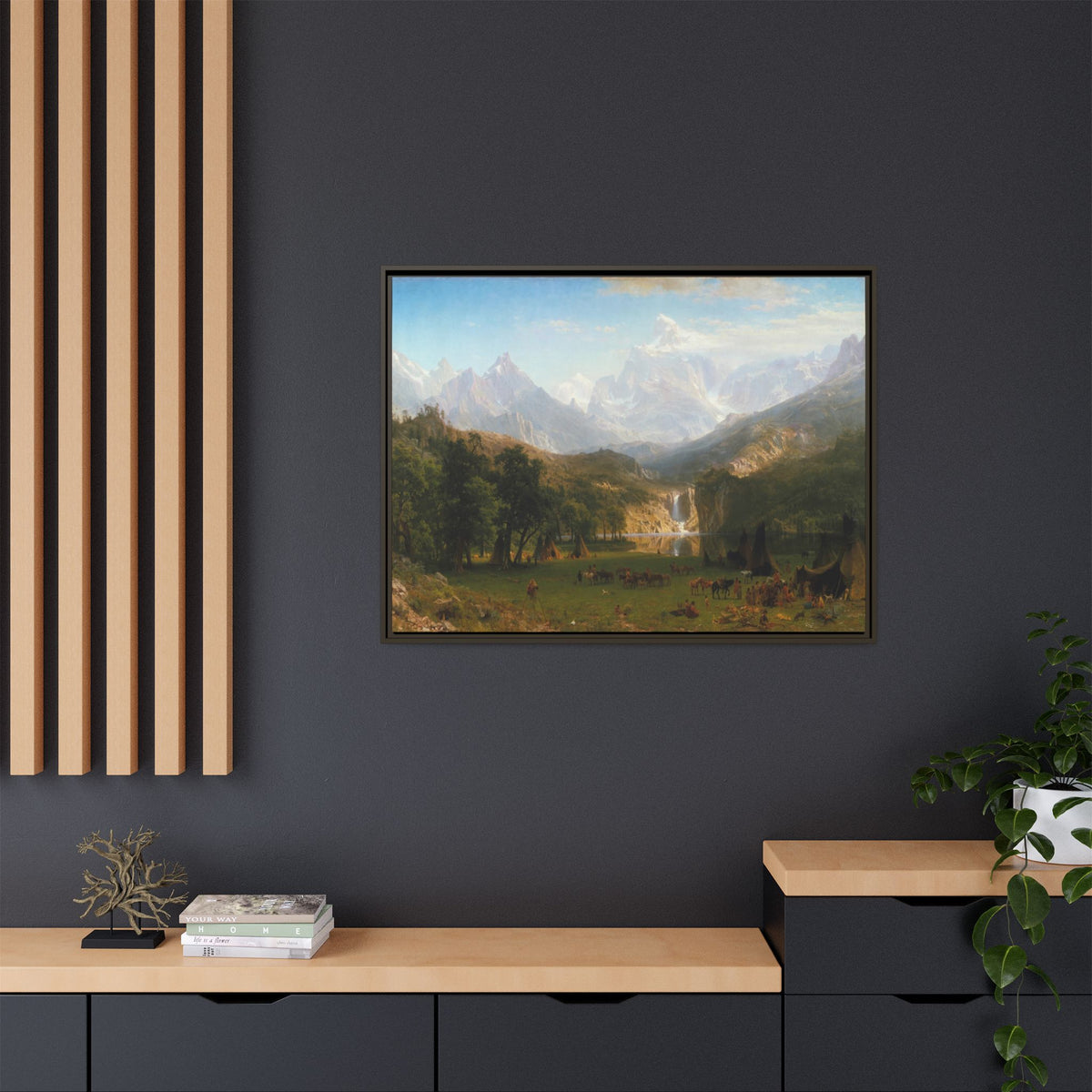 Matte Canvas, Framed (Multi-color)