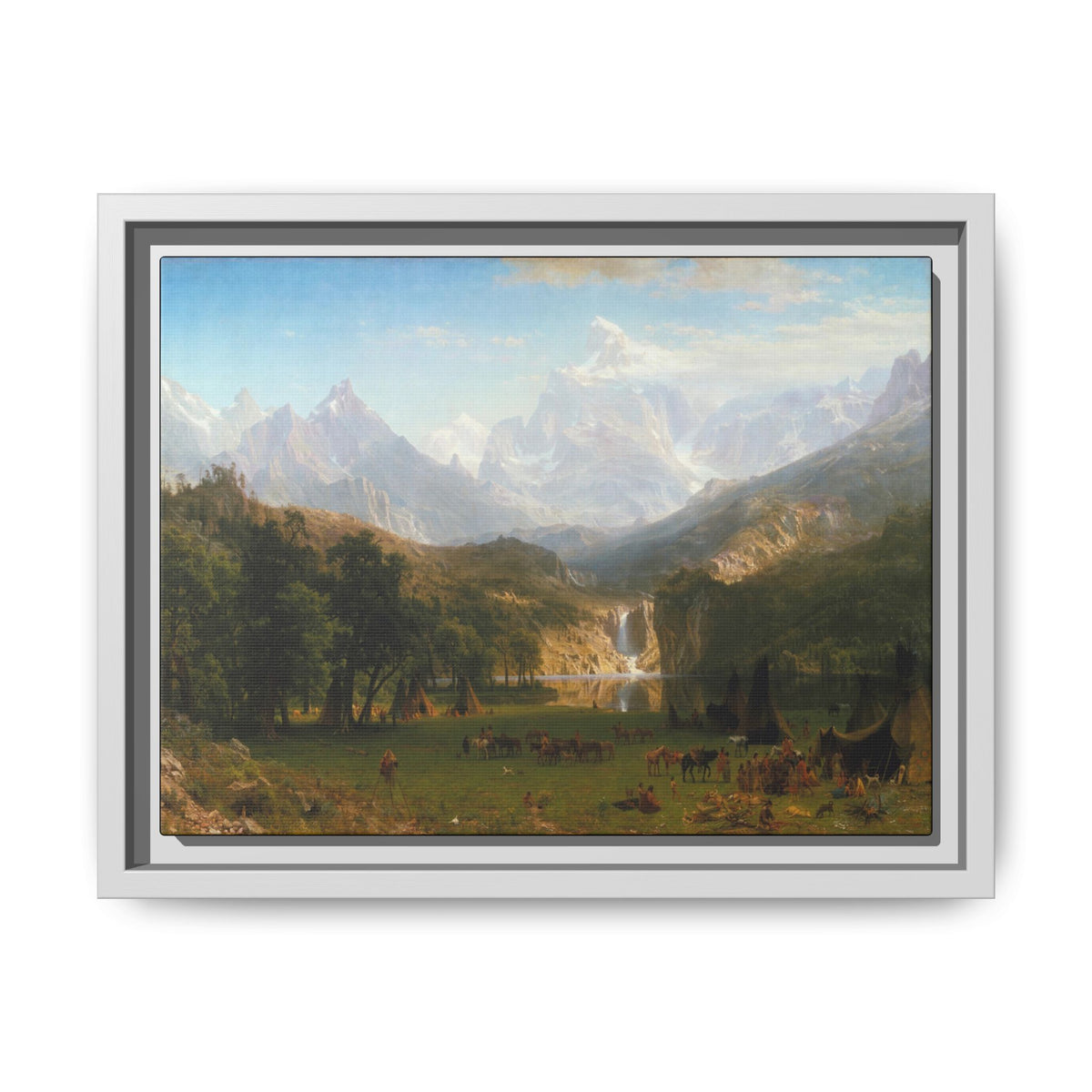 Matte Canvas, Framed (Multi-color)