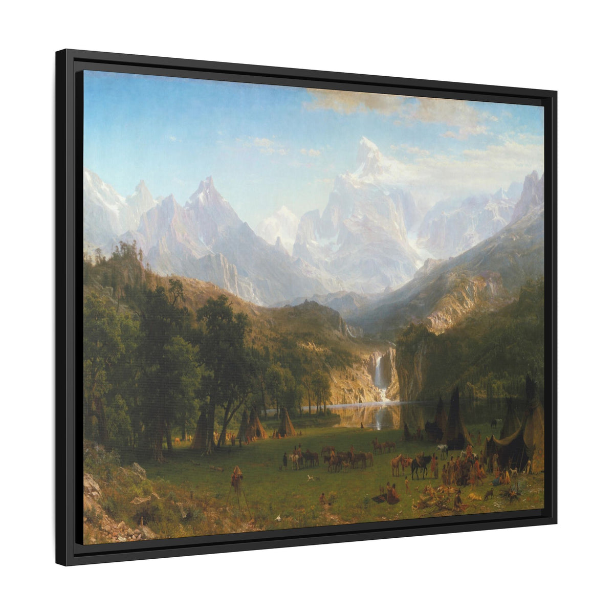 Matte Canvas, Framed (Multi-color)