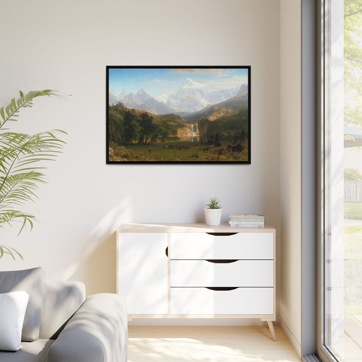 Matte Canvas, Framed (Multi-color)