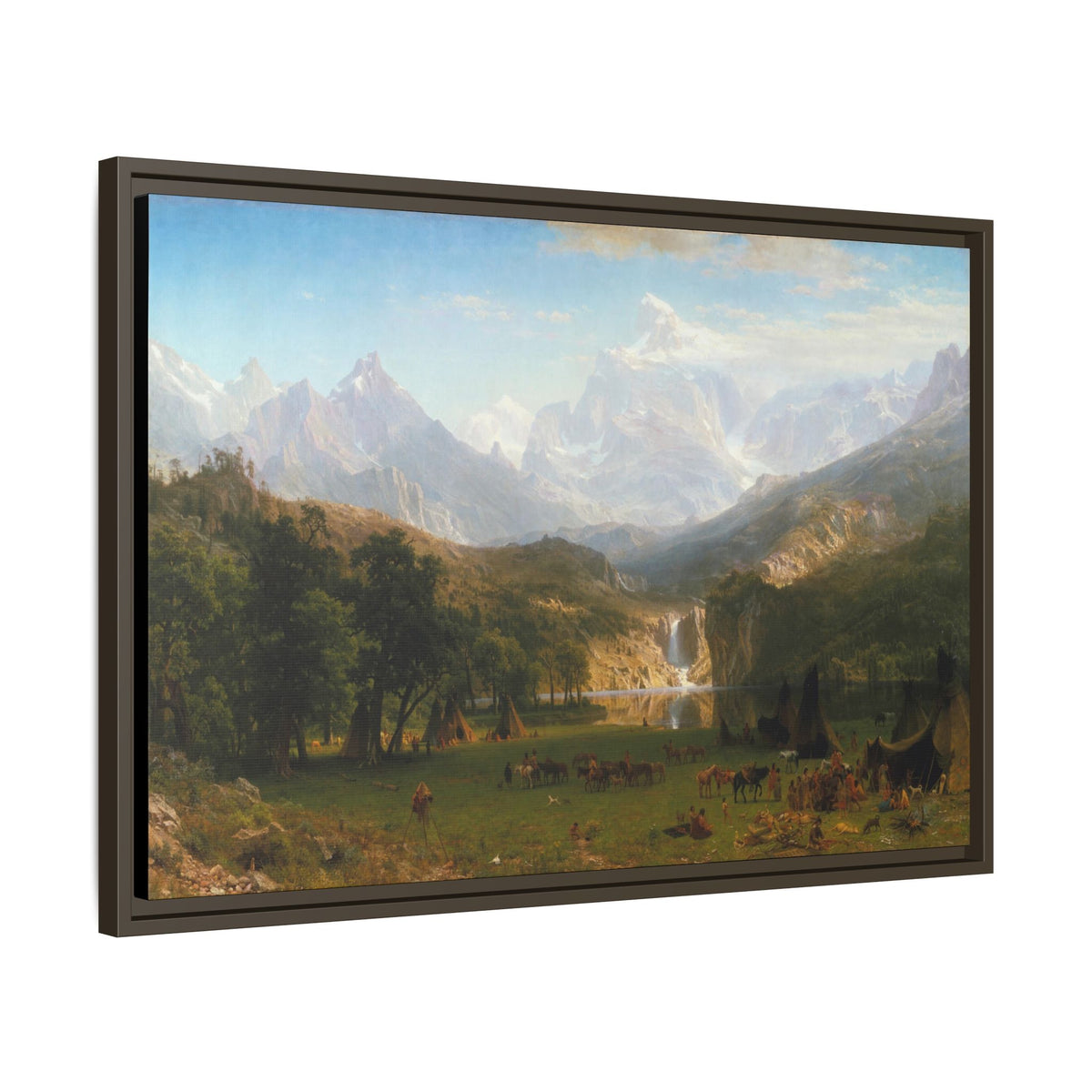Matte Canvas, Framed (Multi-color)