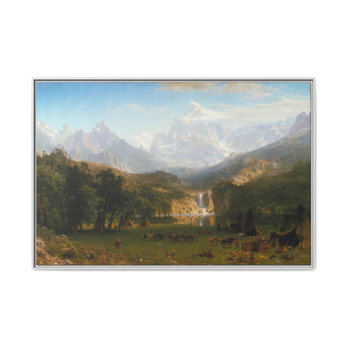 Matte Canvas, Framed (Multi-color)
