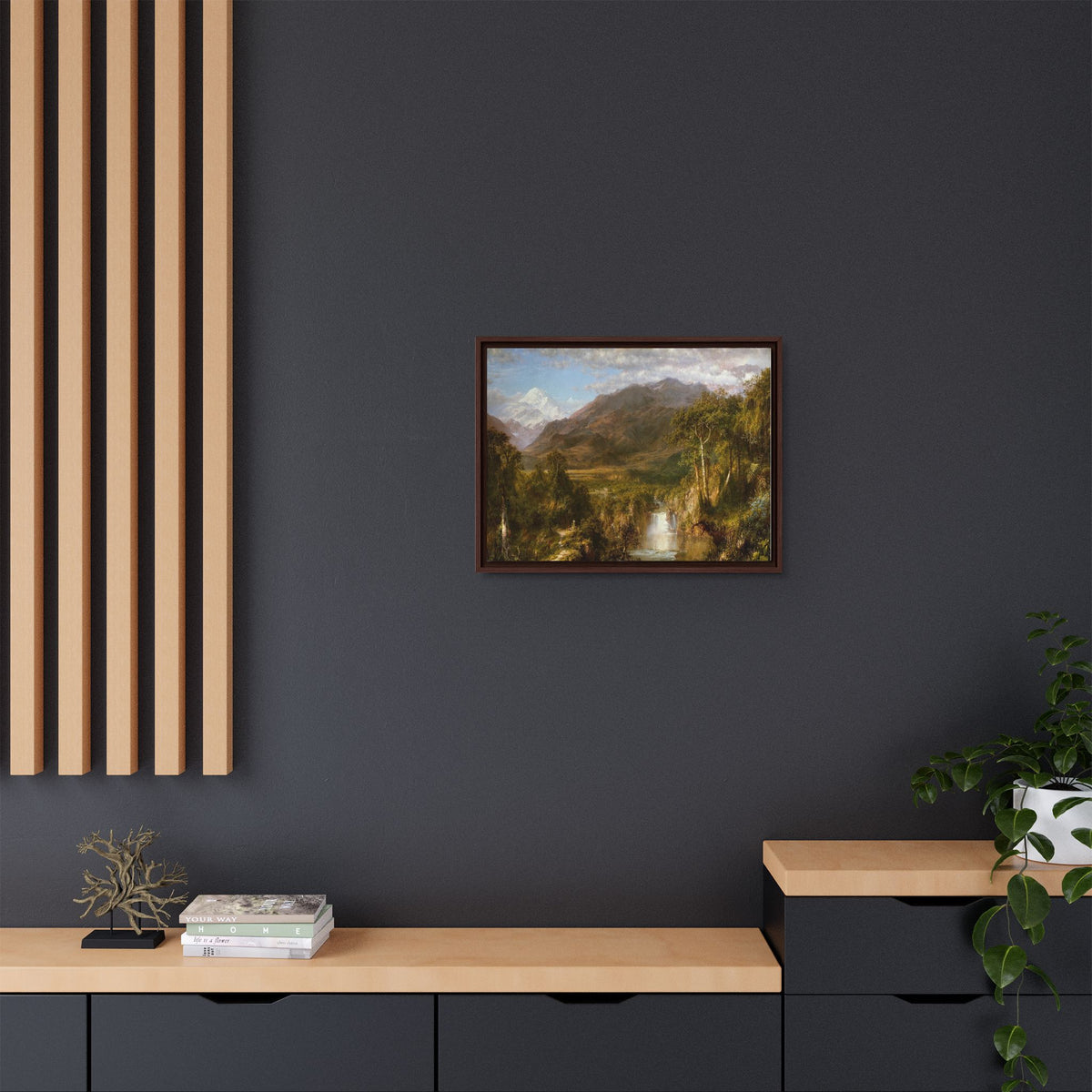 Matte Canvas, Framed (Multi-color)