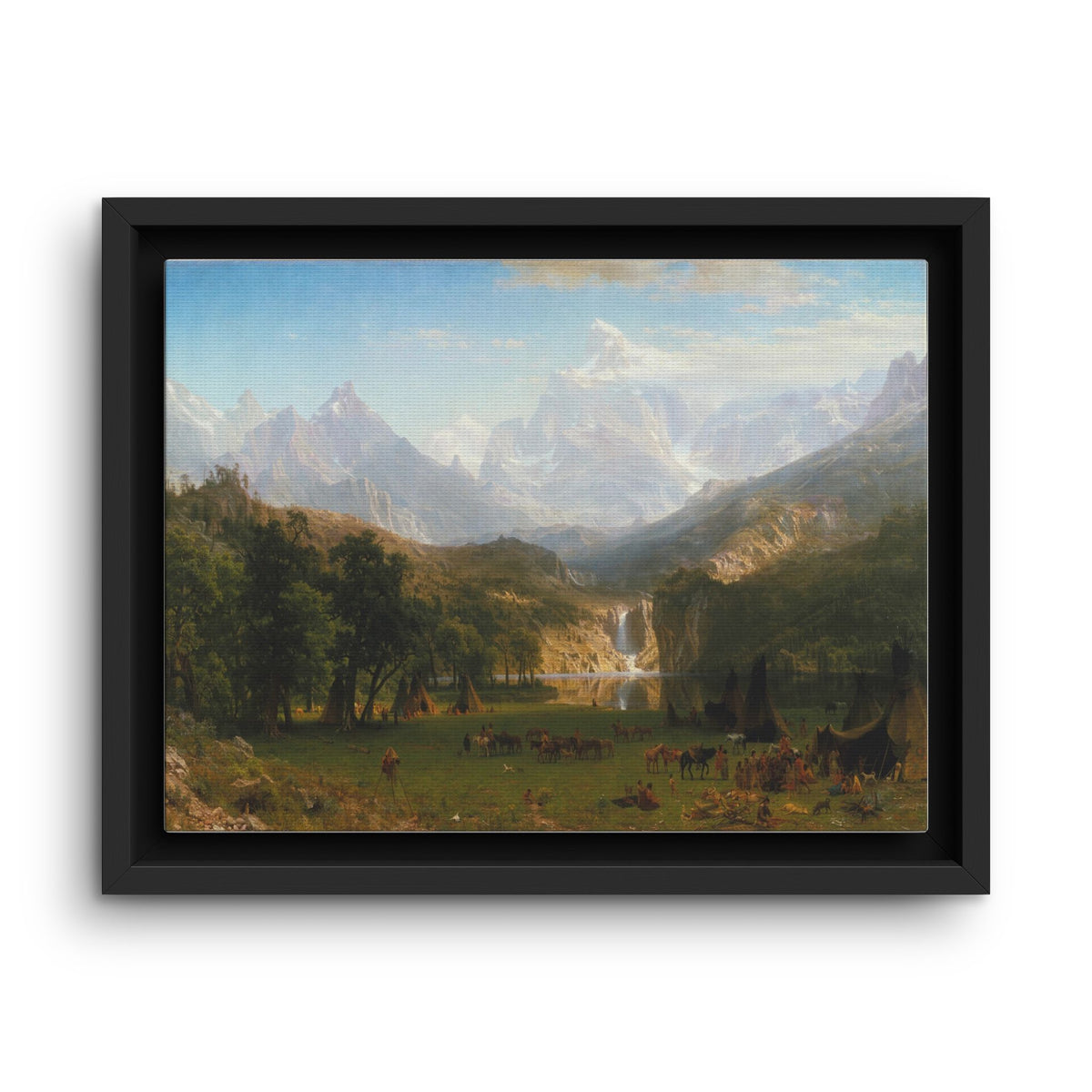 Matte Canvas, Framed (Multi-color)