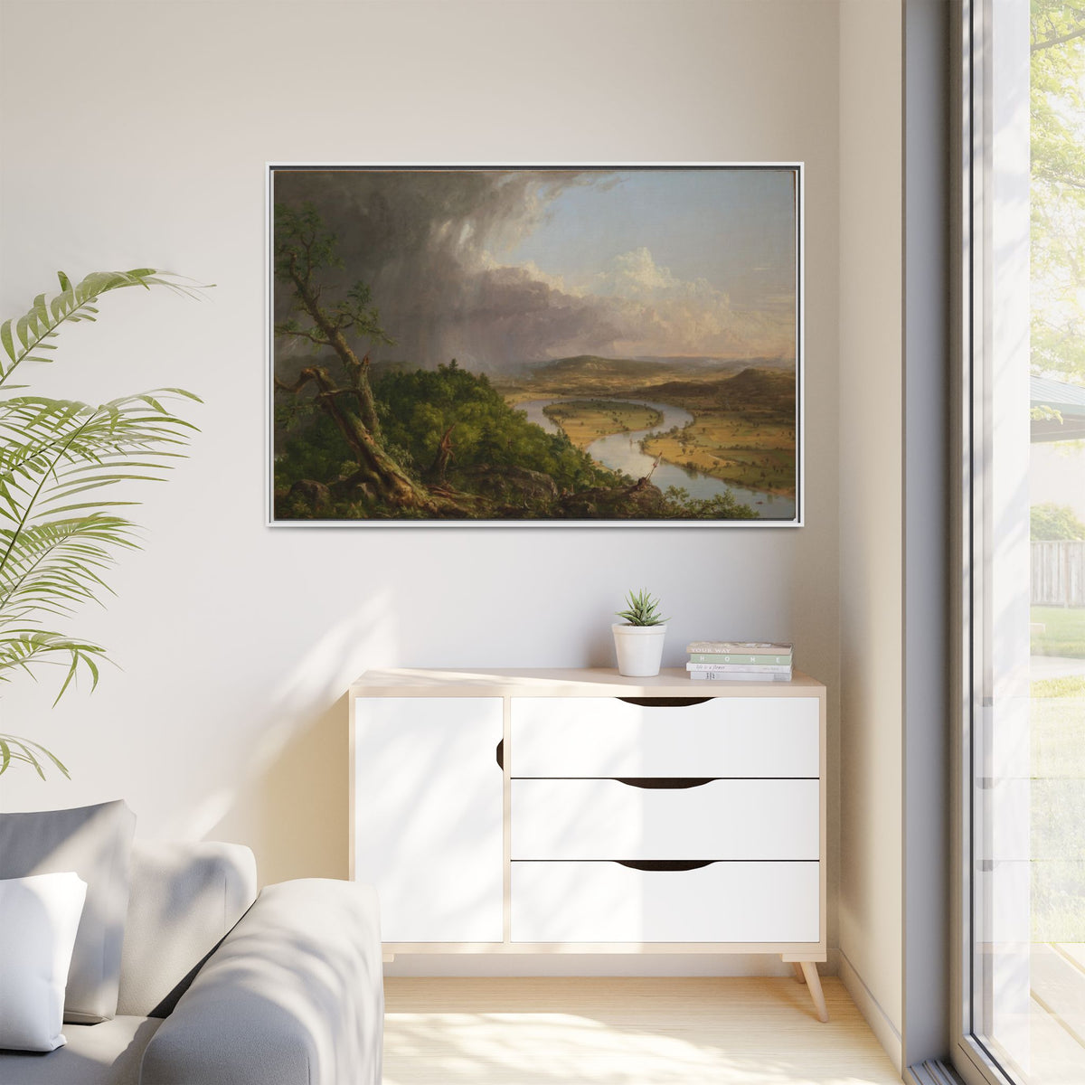 Matte Canvas, Framed (Multi-color)
