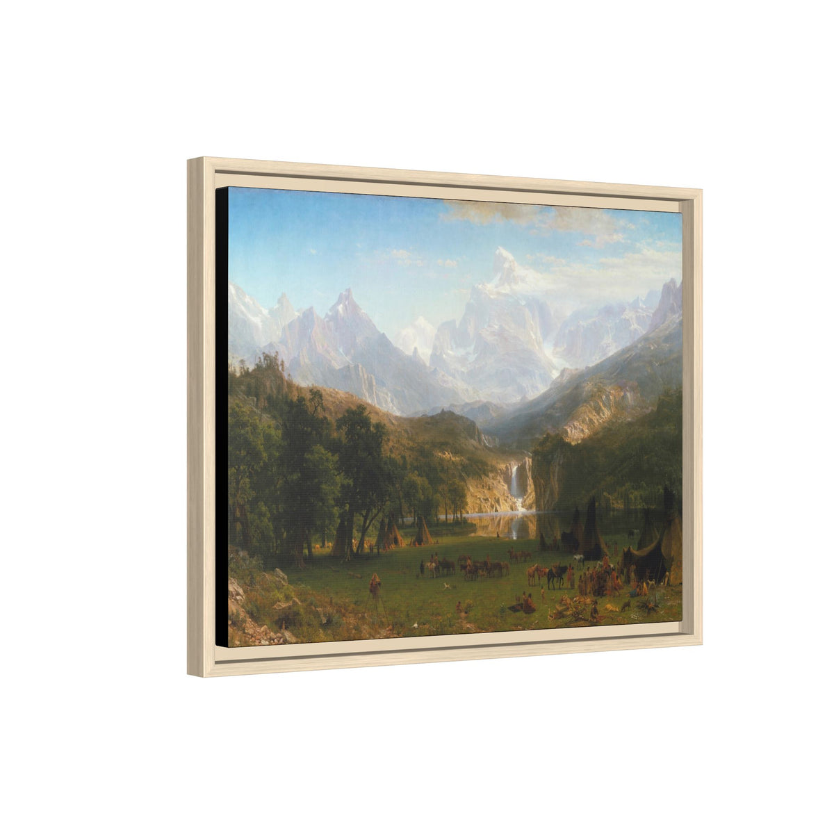 Matte Canvas, Framed (Multi-color)