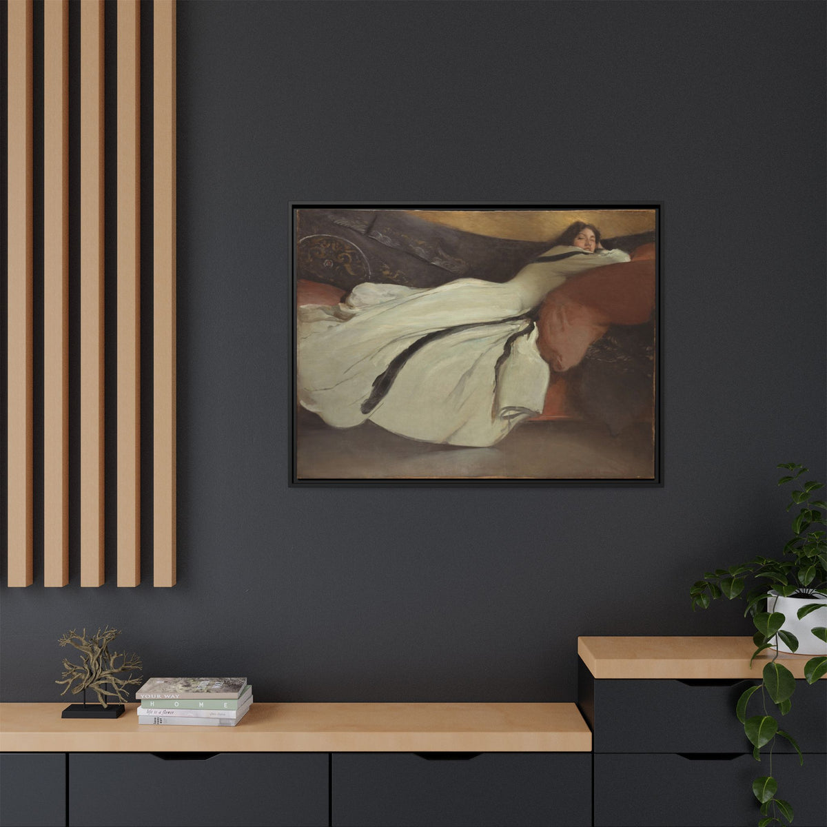 Matte Canvas, Framed (Multi-color)