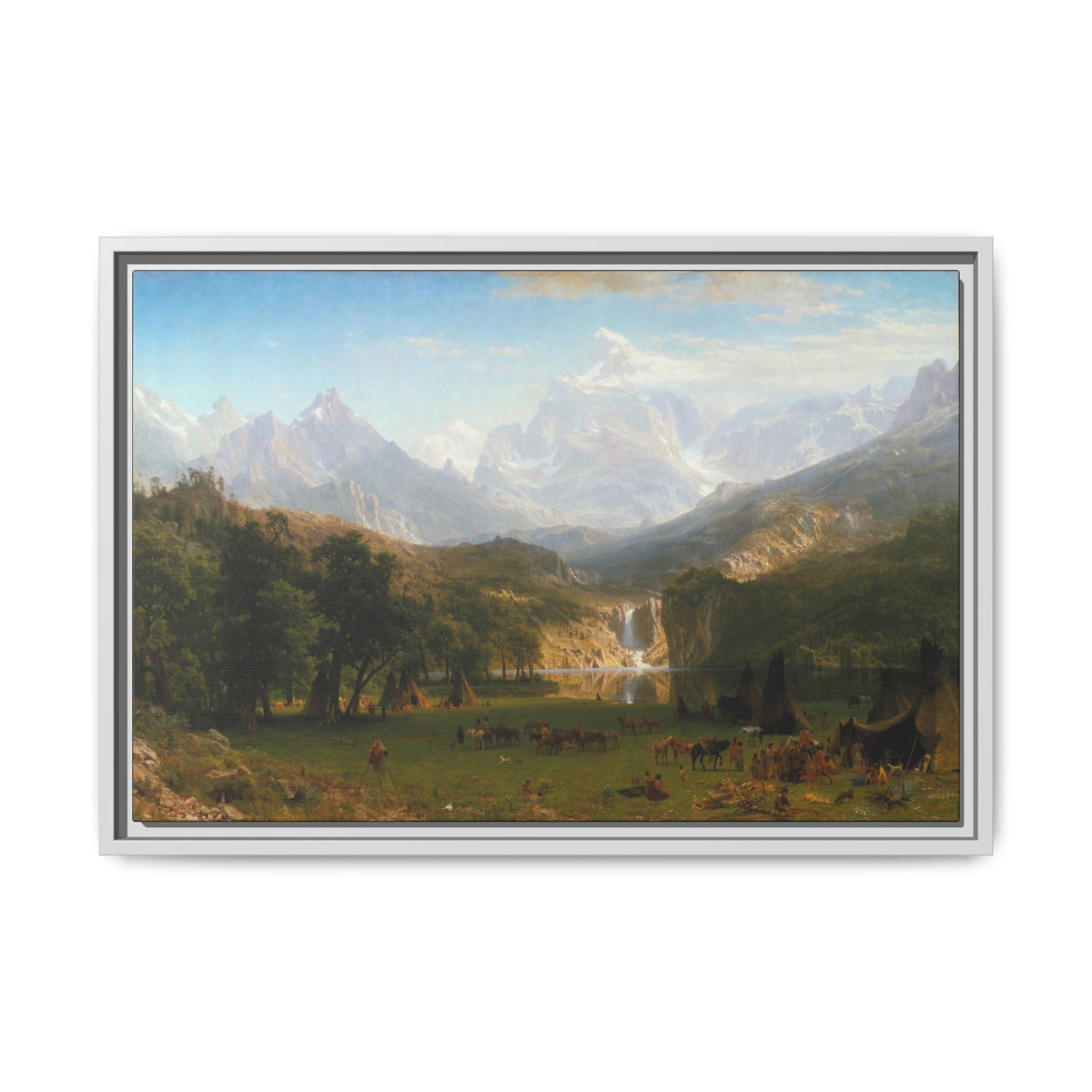 Matte Canvas, Framed (Multi-color)