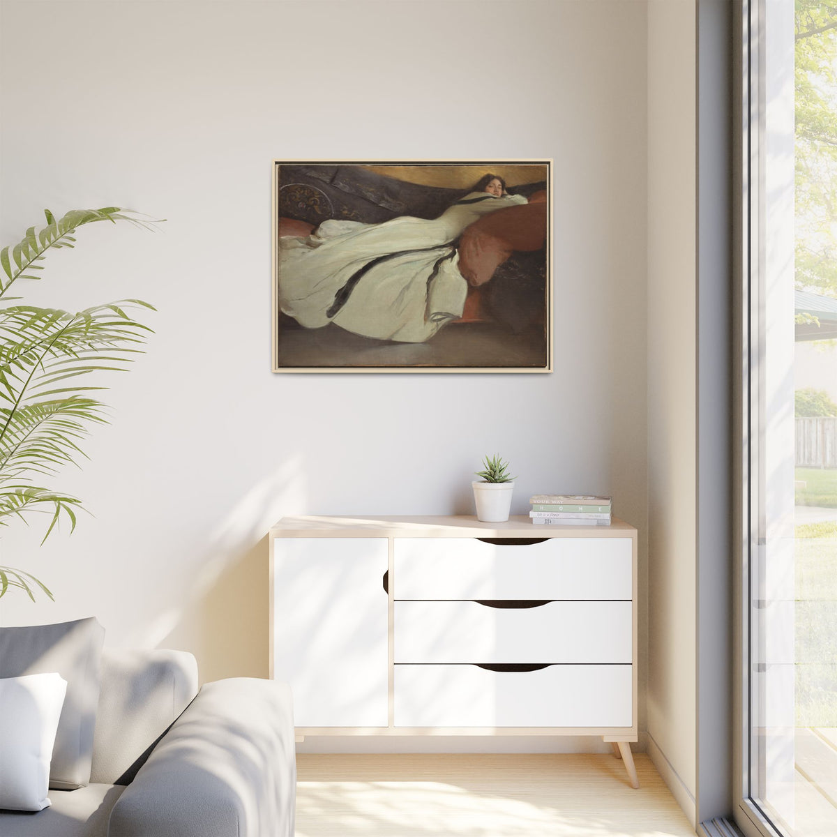 Matte Canvas, Framed (Multi-color)