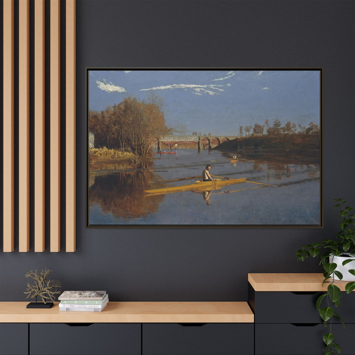 Matte Canvas, Framed (Multi-color)