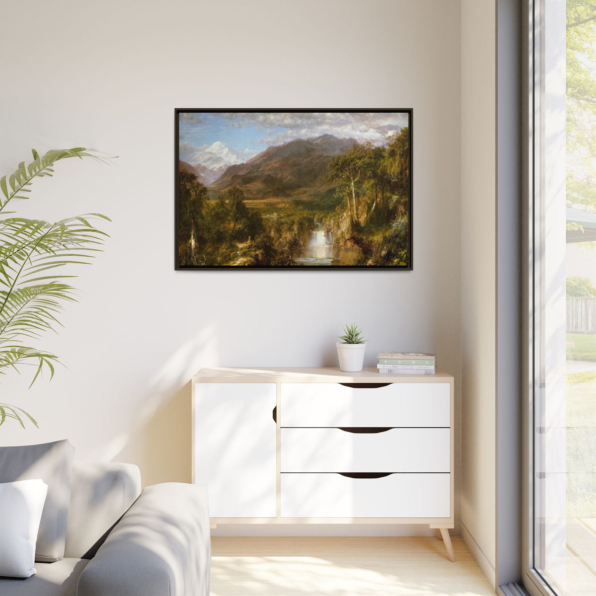 Matte Canvas, Framed (Multi-color)