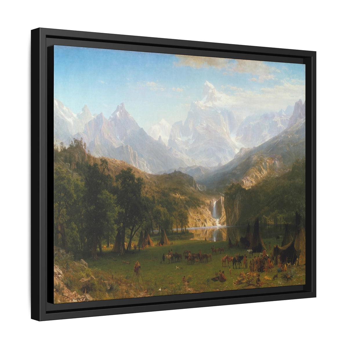 Matte Canvas, Framed (Multi-color)