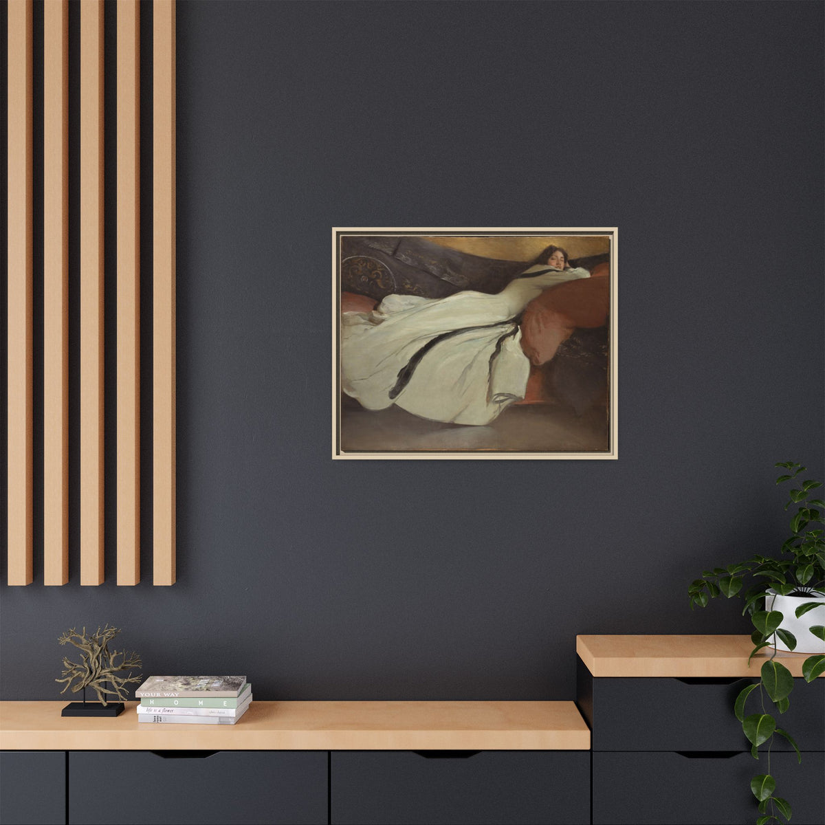 Matte Canvas, Framed (Multi-color)
