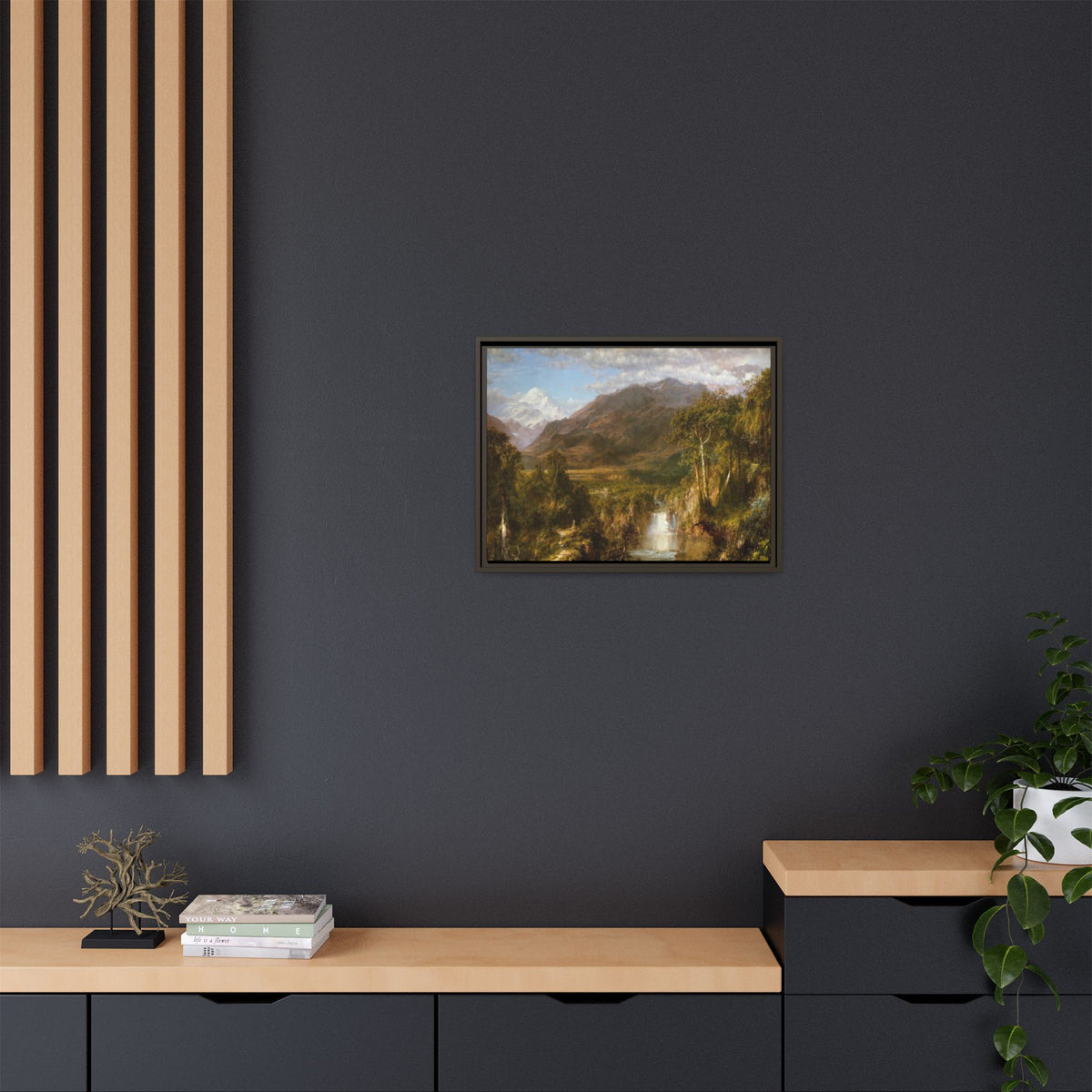 Matte Canvas, Framed (Multi-color)