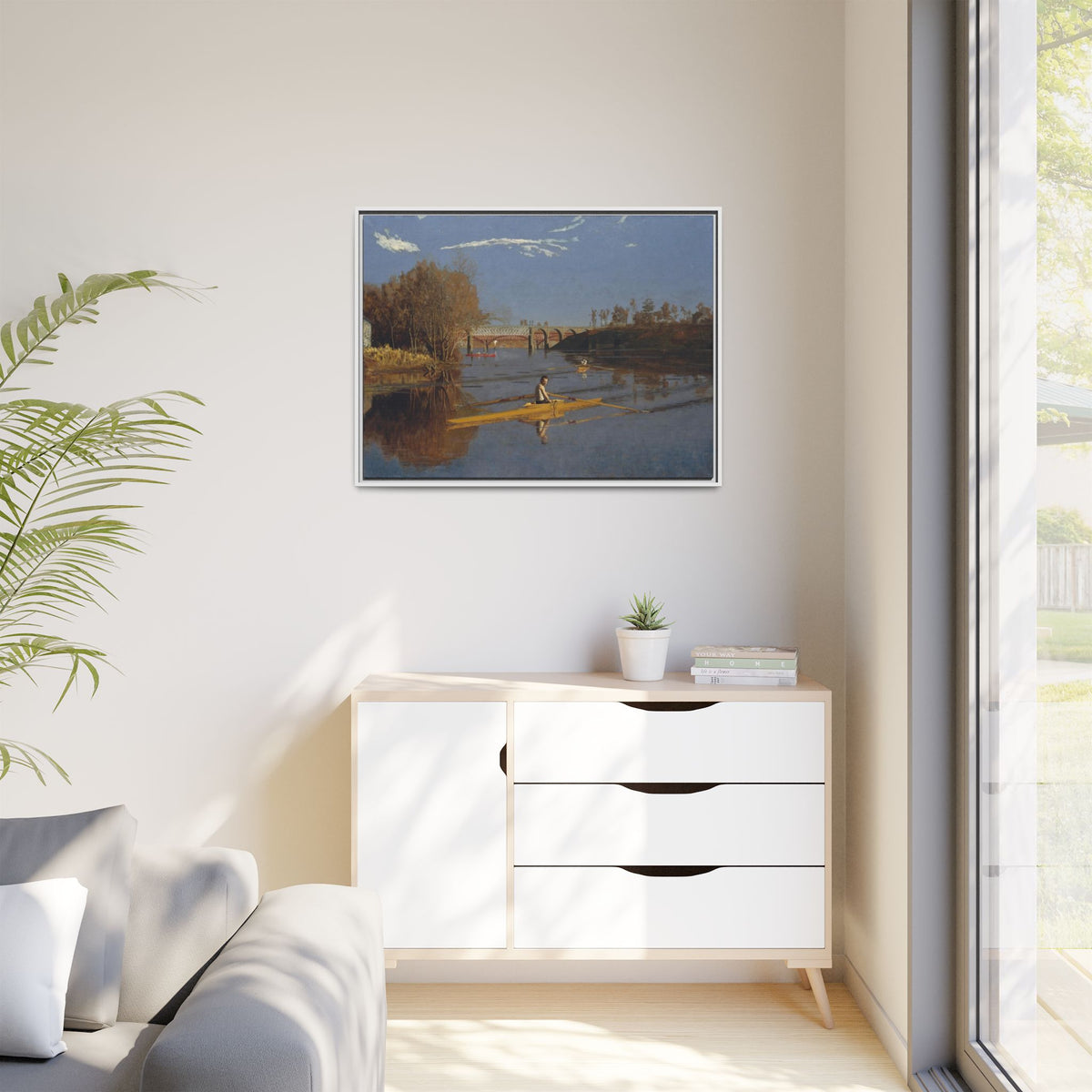 Matte Canvas, Framed (Multi-color)