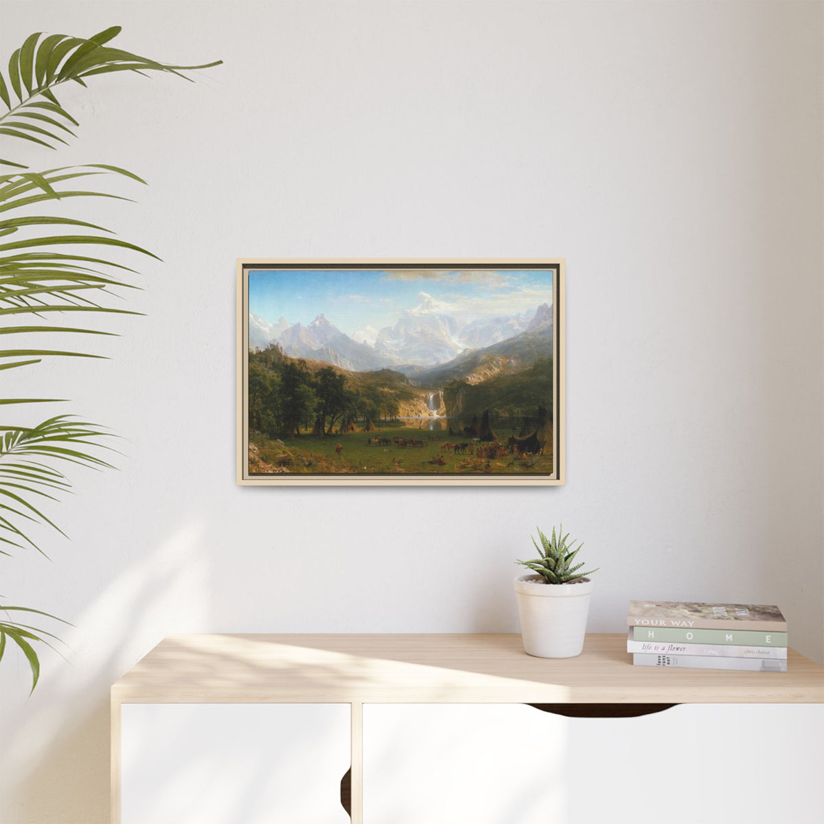Matte Canvas, Framed (Multi-color)