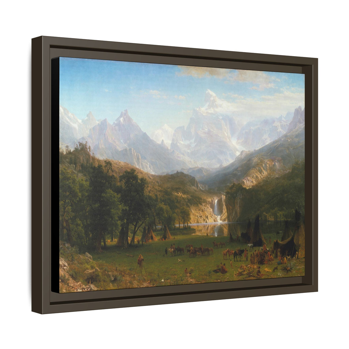 Matte Canvas, Framed (Multi-color)
