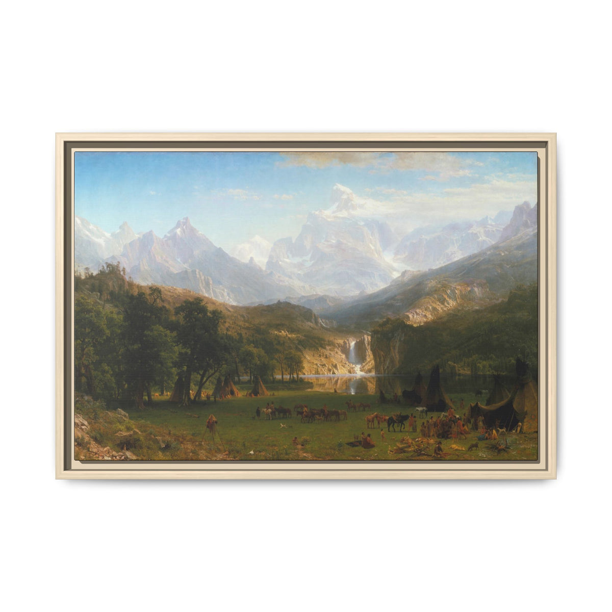 Matte Canvas, Framed (Multi-color)