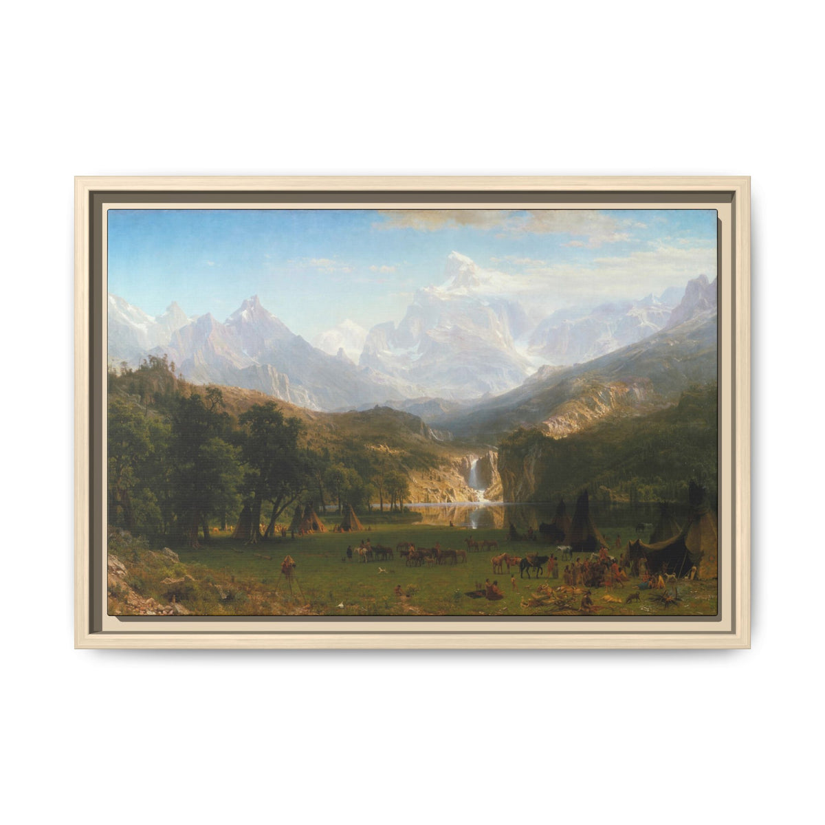 Matte Canvas, Framed (Multi-color)