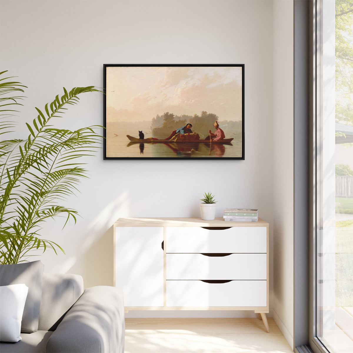 Matte Canvas, Framed (Multi-color)