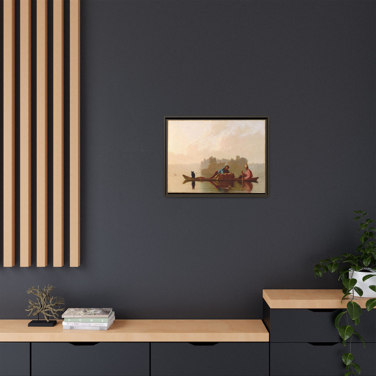 Matte Canvas, Framed (Multi-color)