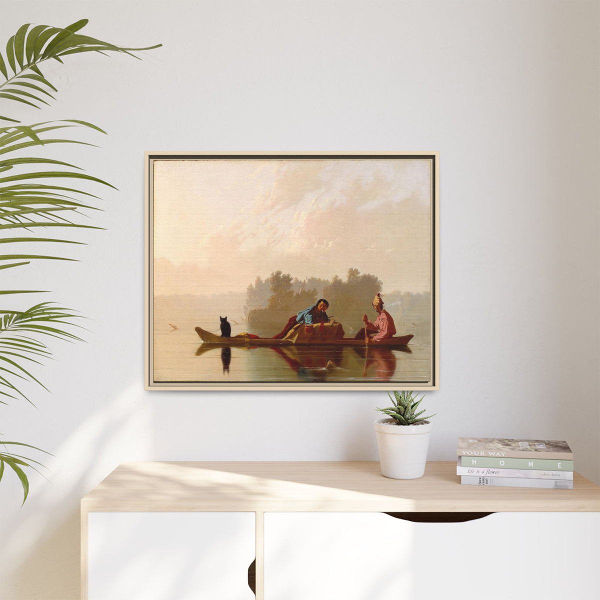 Matte Canvas, Framed (Multi-color)