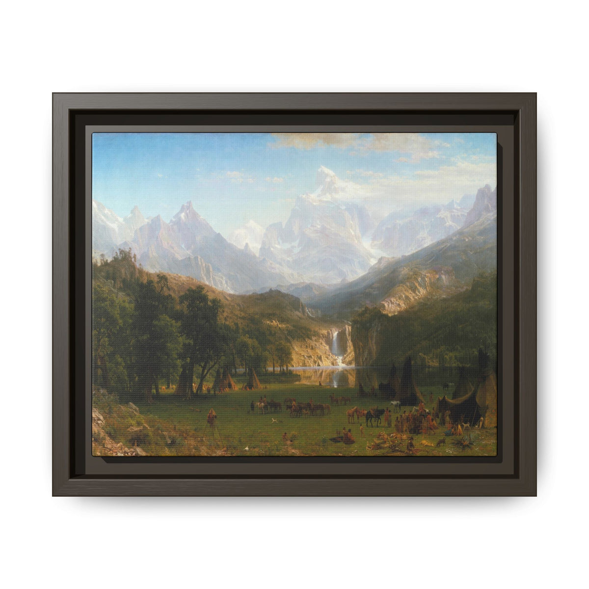 Matte Canvas, Framed (Multi-color)