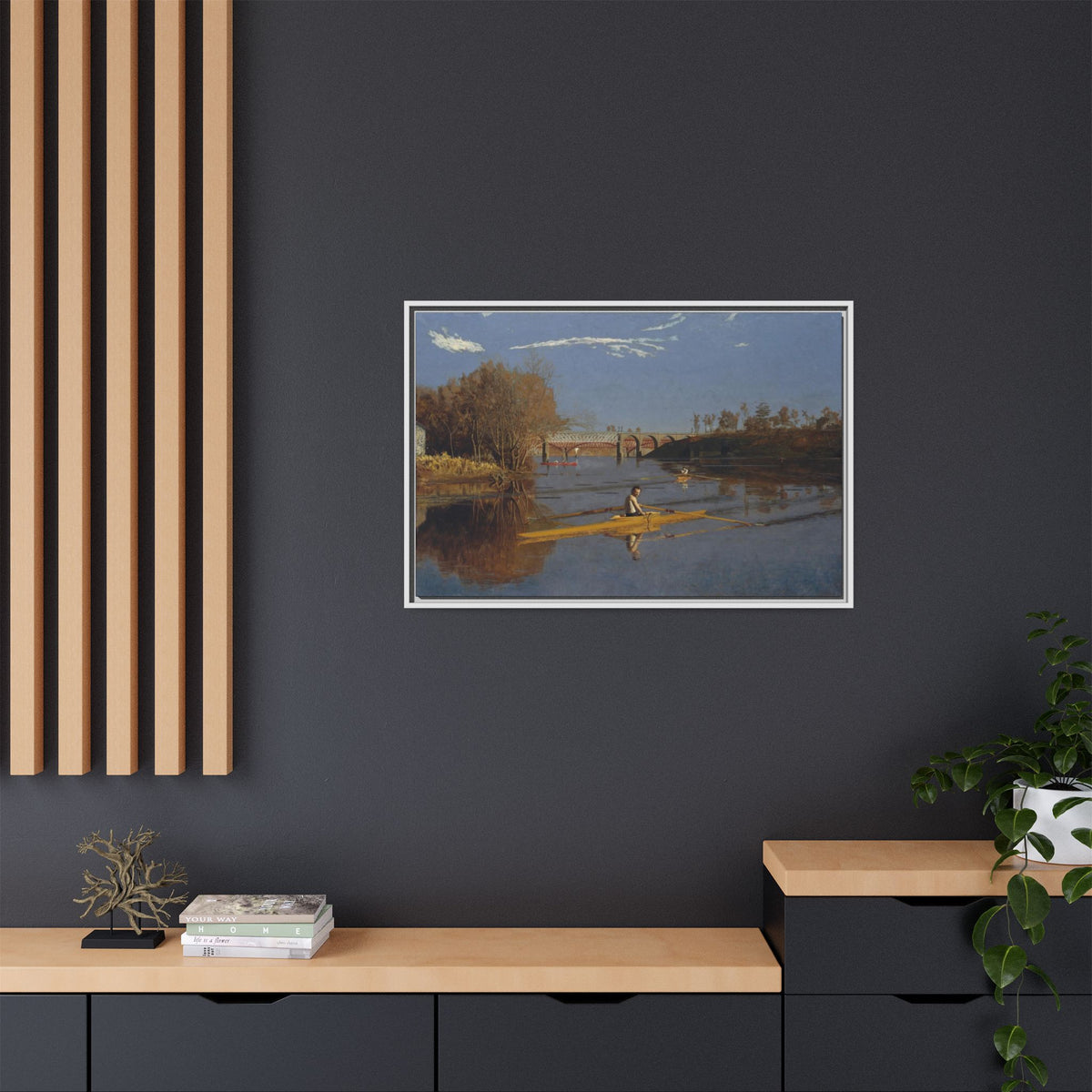 Matte Canvas, Framed (Multi-color)