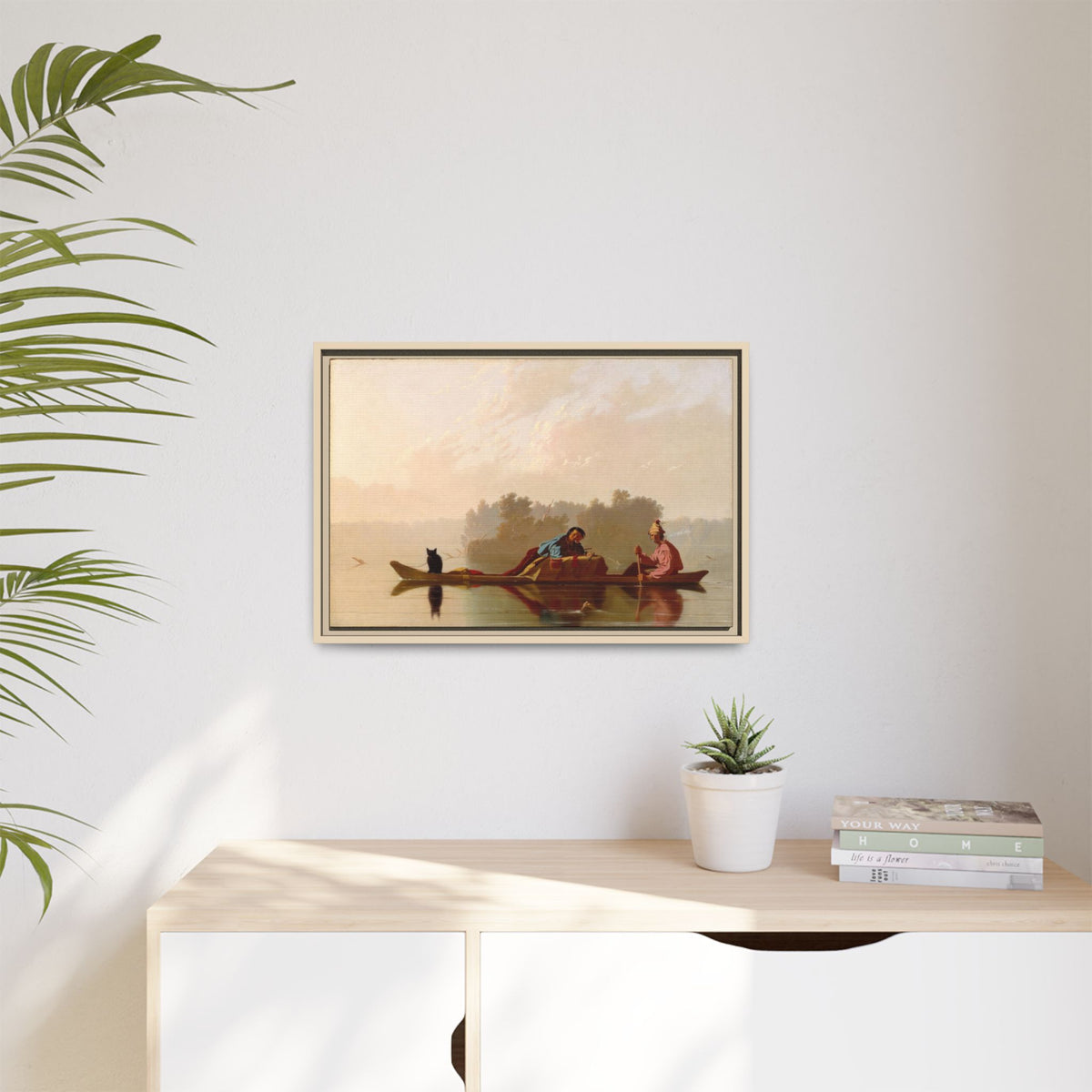 Matte Canvas, Framed (Multi-color)