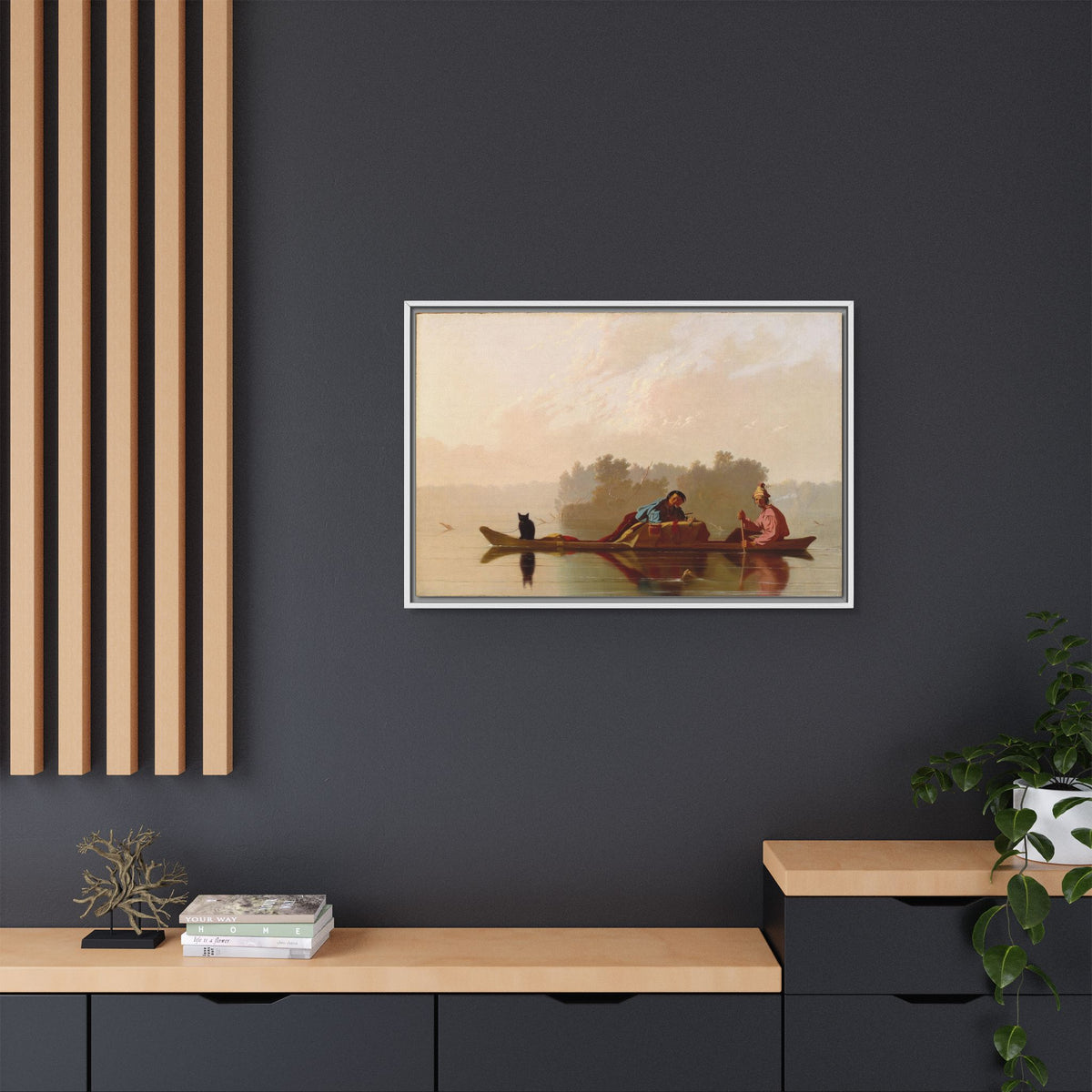 Matte Canvas, Framed (Multi-color)