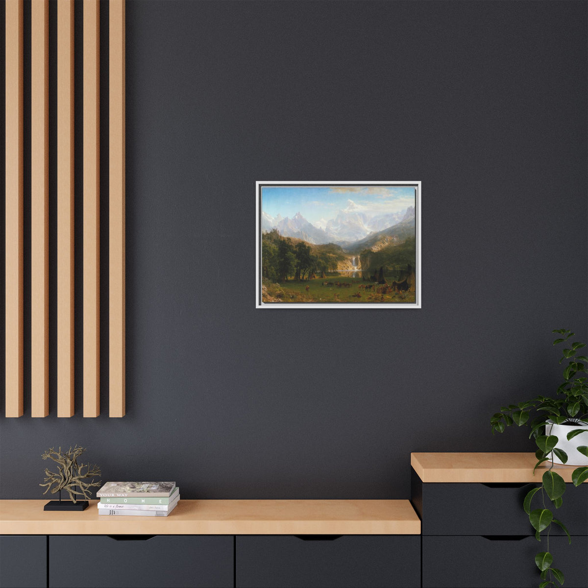 Matte Canvas, Framed (Multi-color)