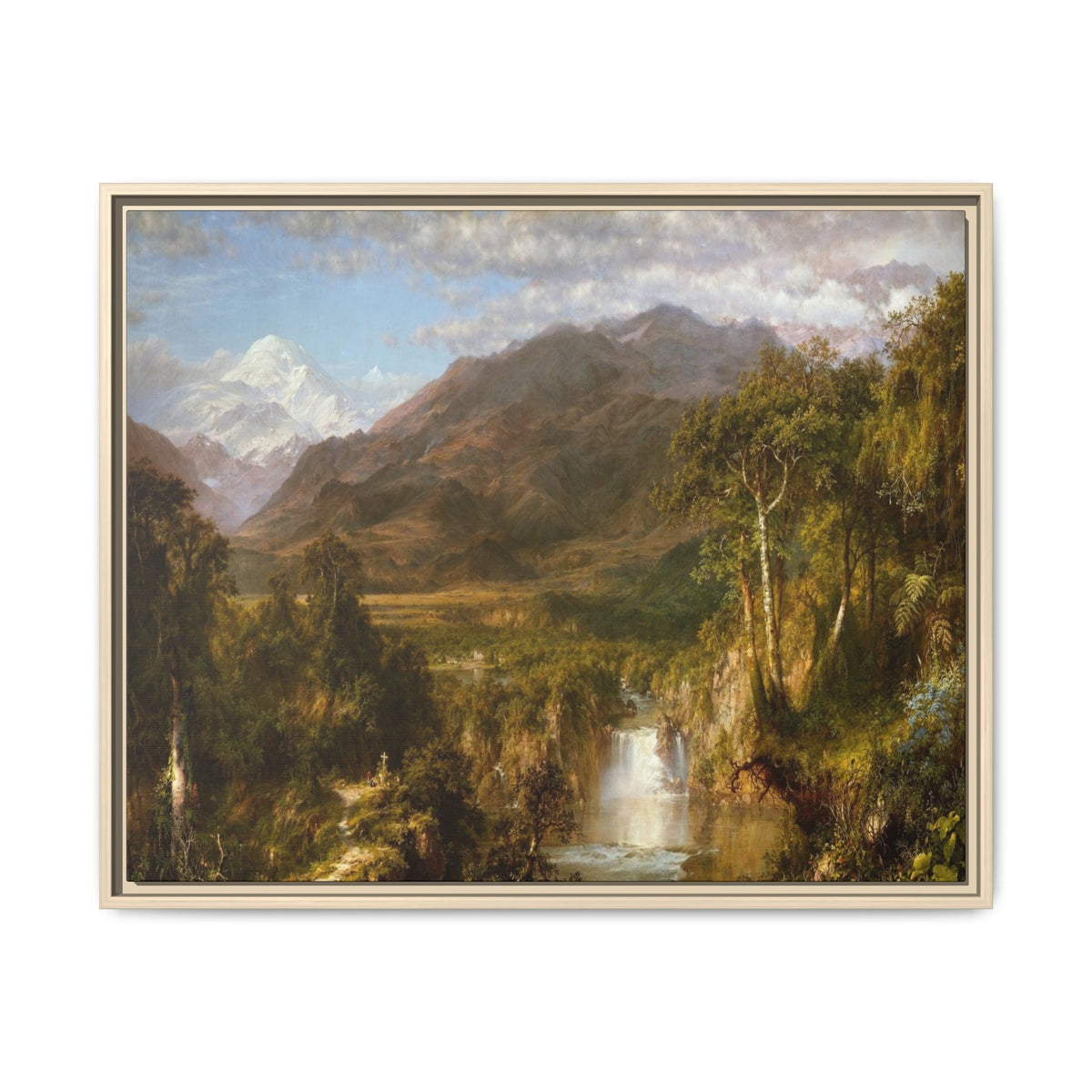 Matte Canvas, Framed (Multi-color)