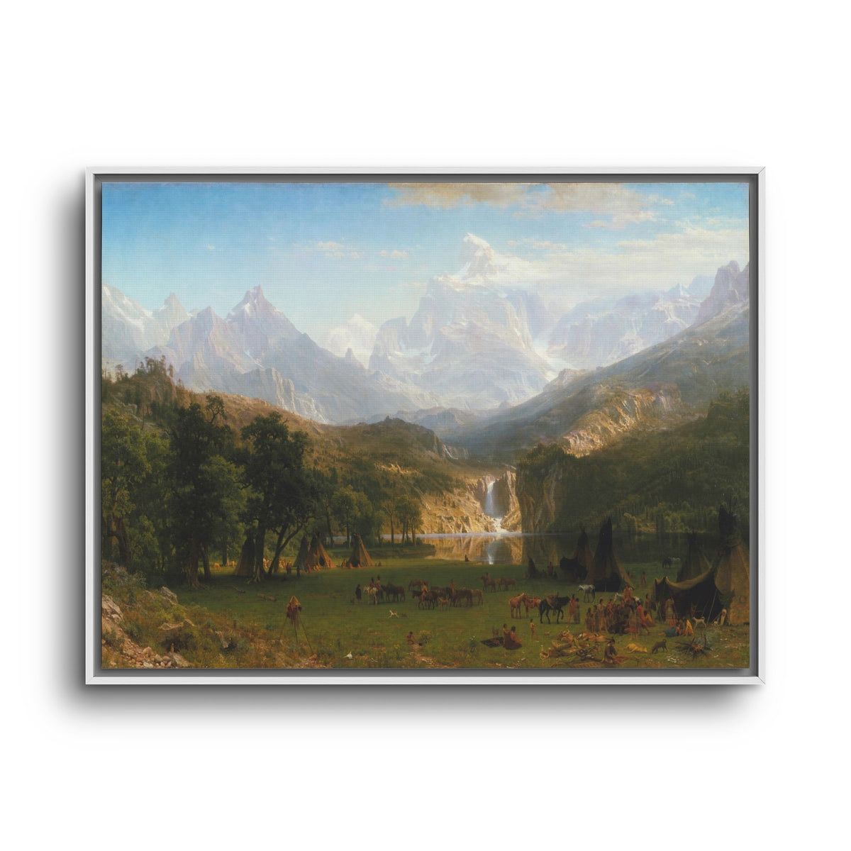 Matte Canvas, Framed (Multi-color)
