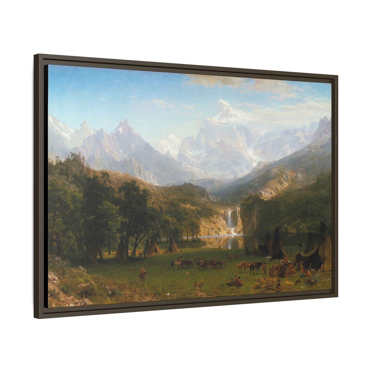 Matte Canvas, Framed (Multi-color)
