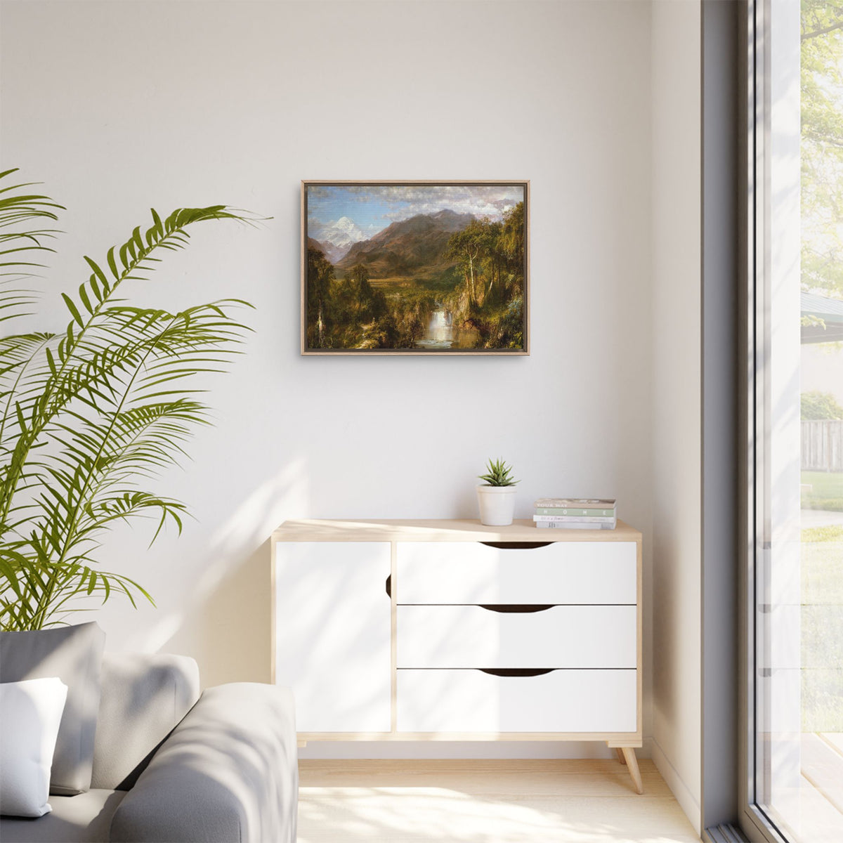Matte Canvas, Framed (Multi-color)