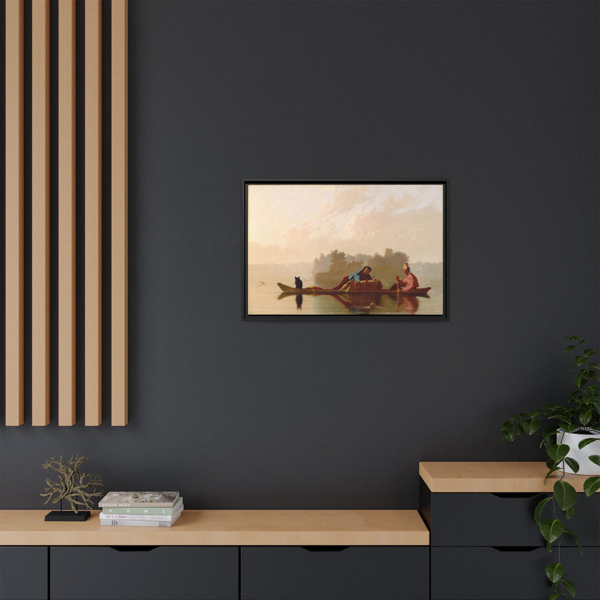 Matte Canvas, Framed (Multi-color)
