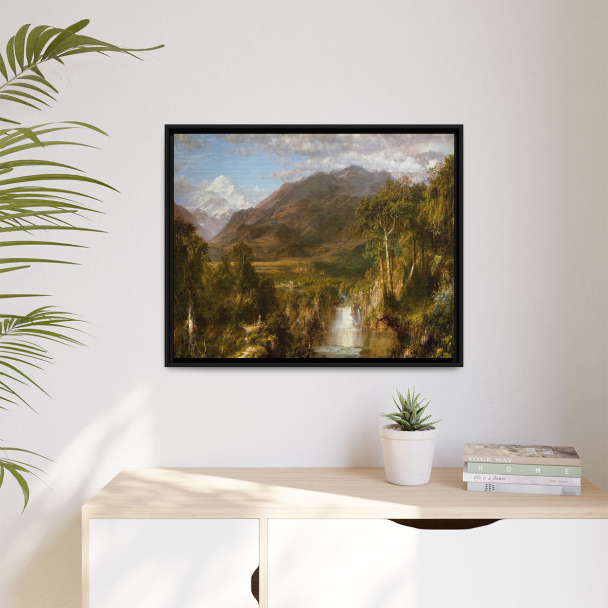 Matte Canvas, Framed (Multi-color)
