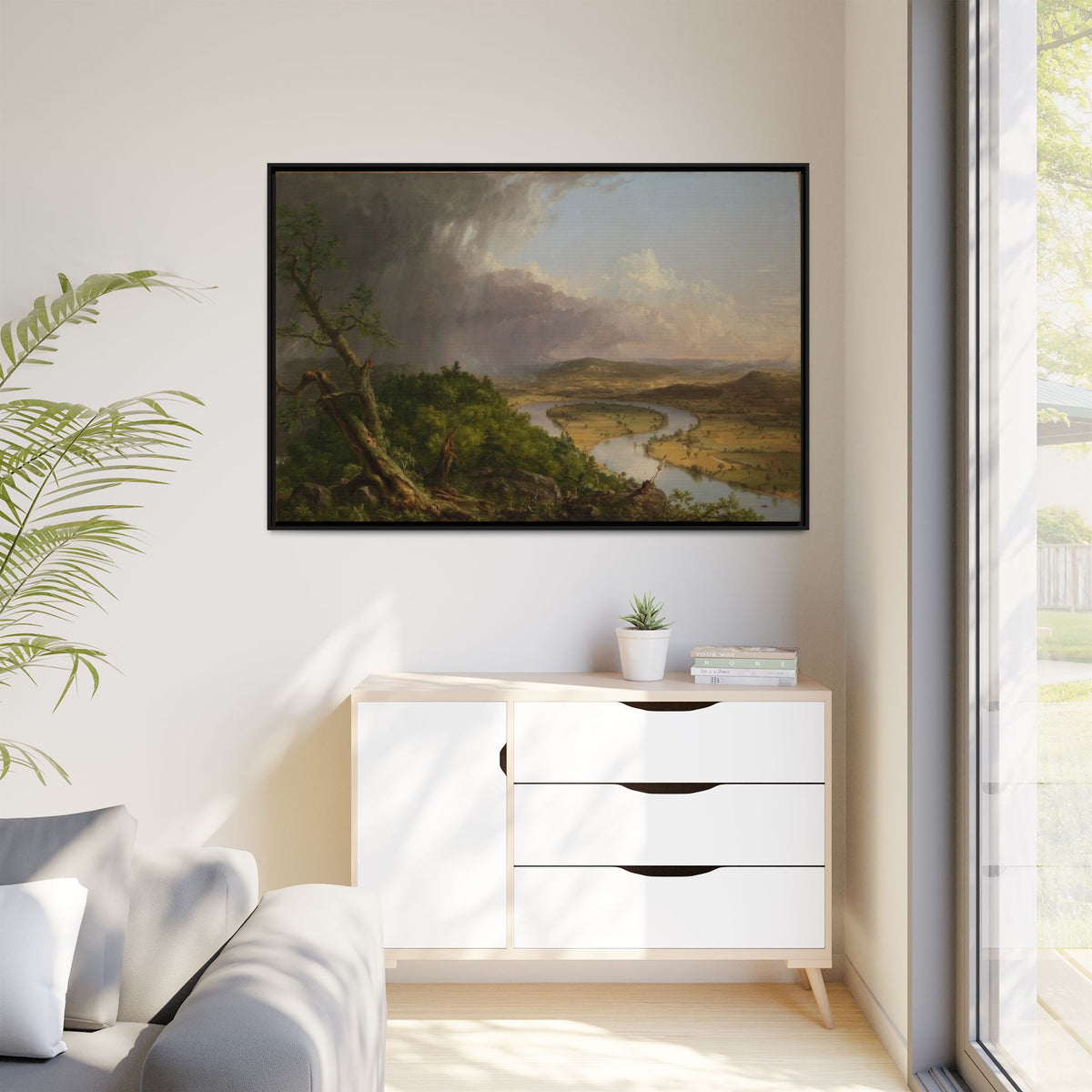 Matte Canvas, Framed (Multi-color)