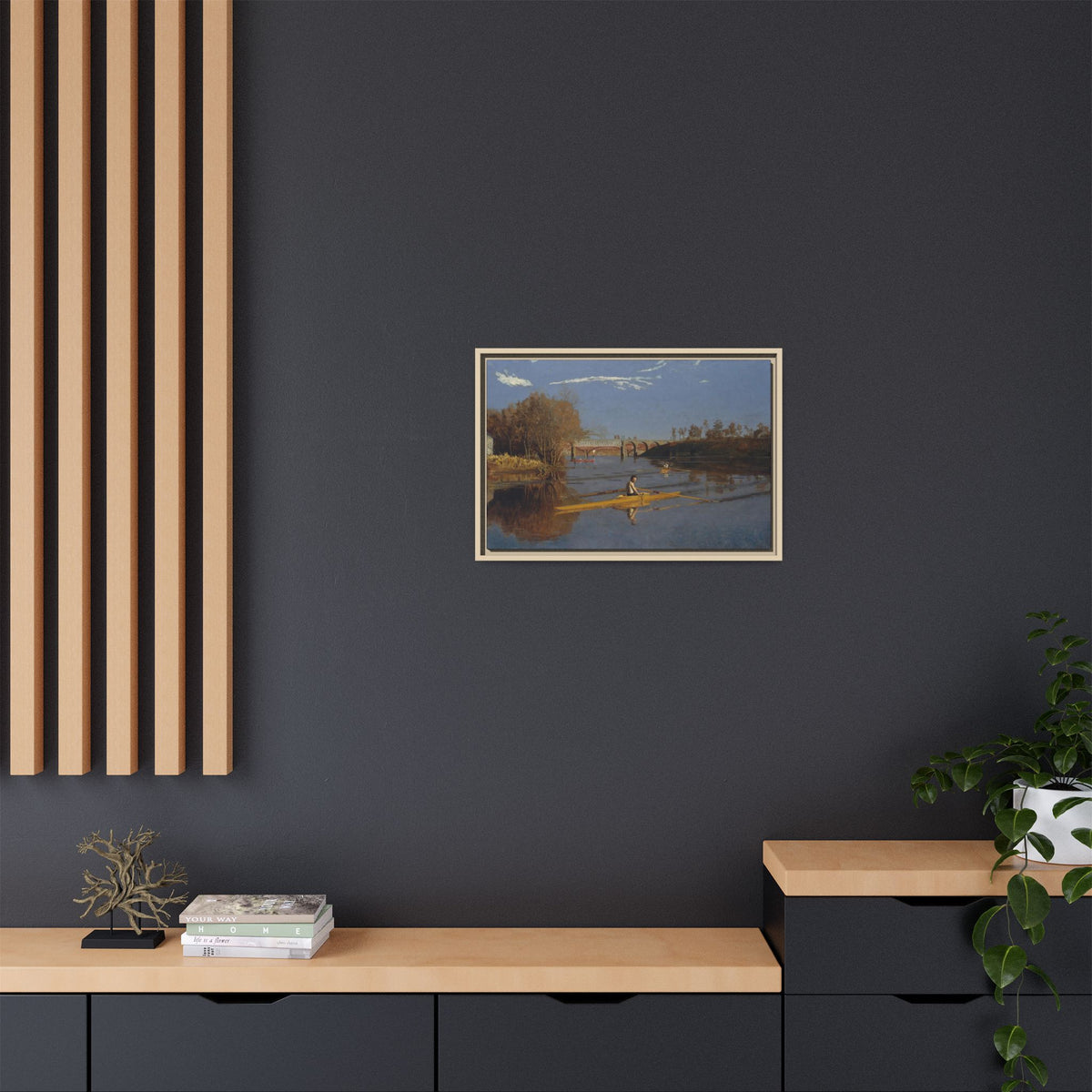 Matte Canvas, Framed (Multi-color)