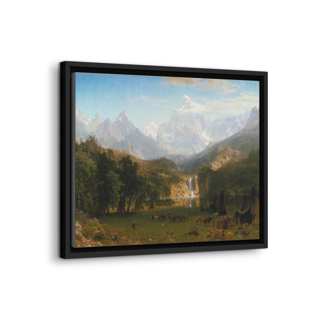 Mattes Leinwandbild, gerahmt (mehrfarbig)