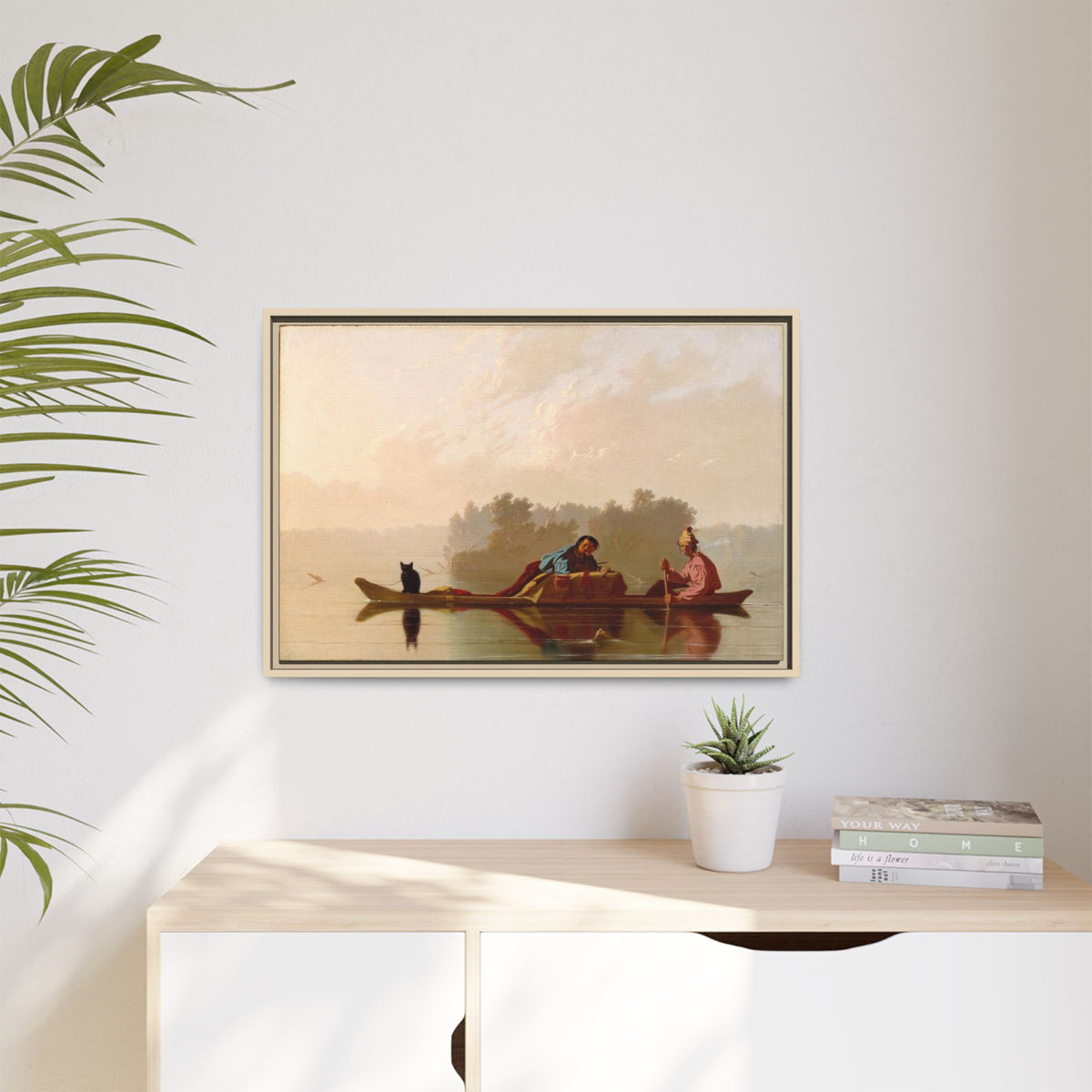 Matte Canvas, Framed (Multi-color)